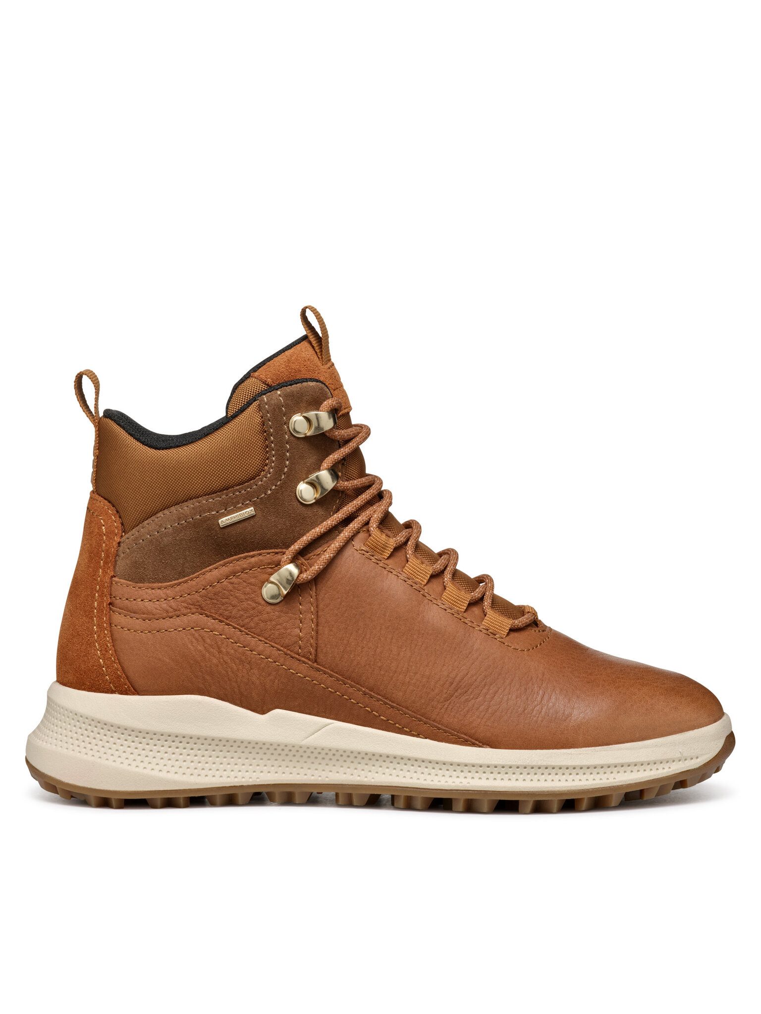 Geox Geox Schnürstiefeletten D Pg1X B Abx D46VRB 0FV22 C6001 Braun Schnürstiefel