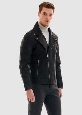 Pierre Cardin Lederimitatjacke im modischen Leder-Look