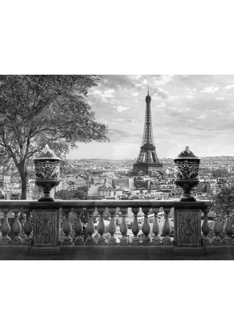 Papermoon Fototapetas Paris juoda spalva & Weiß