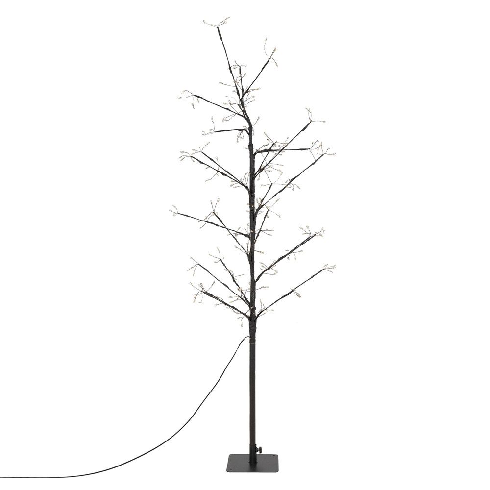 ECD Germany LED Baum Lichterbaum LED Beleuchtung Gartenleuchte Kunstbaum Weihnachtsdekobaum, Leuchtbaum mit 240 LEDs inkl. Timer für Innen & Außen IP44 Warmweiß
