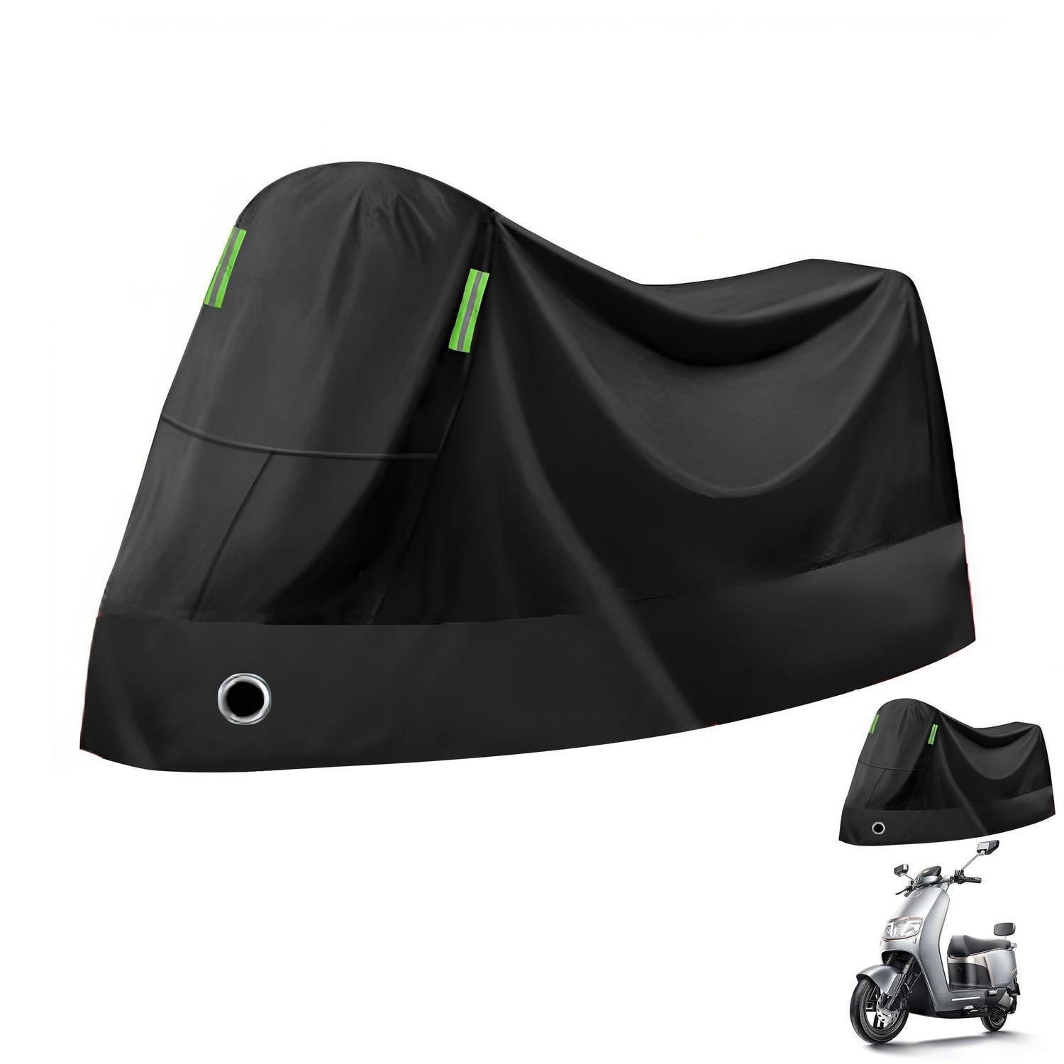 LuxusKollektion Abdeckhaube Fahrradabdeckung Wasserdicht Schwarz 220x110x95cm