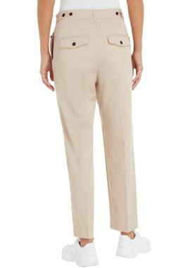 Tommy Hilfiger Chinohose TAPERED CO TWILL CHINO PANT mit Riegeln am Taillenbund