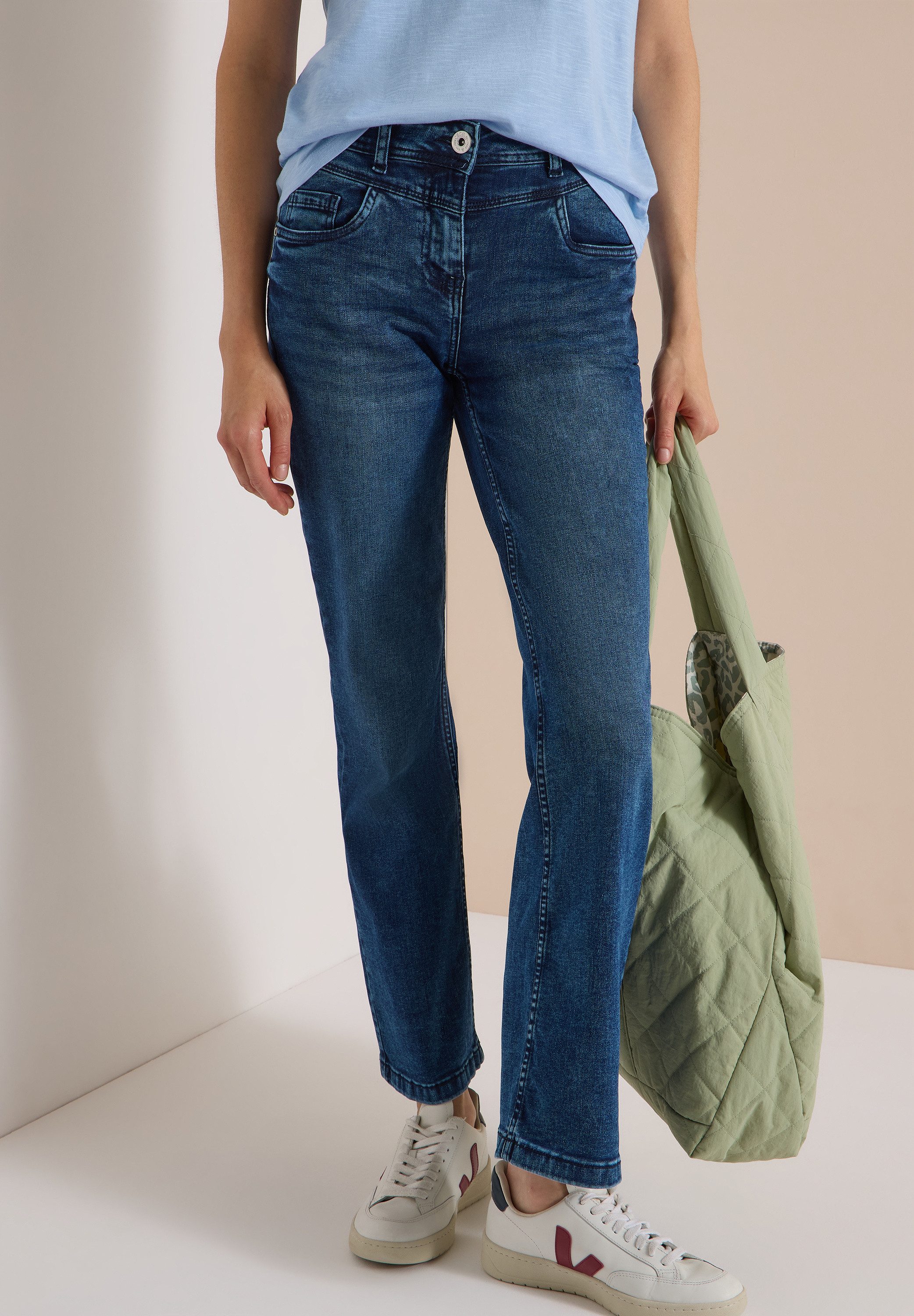 CECIL Bootcut-Jeans Style Toronto im Slim Fit / Stretch – Bild 2 von 5
