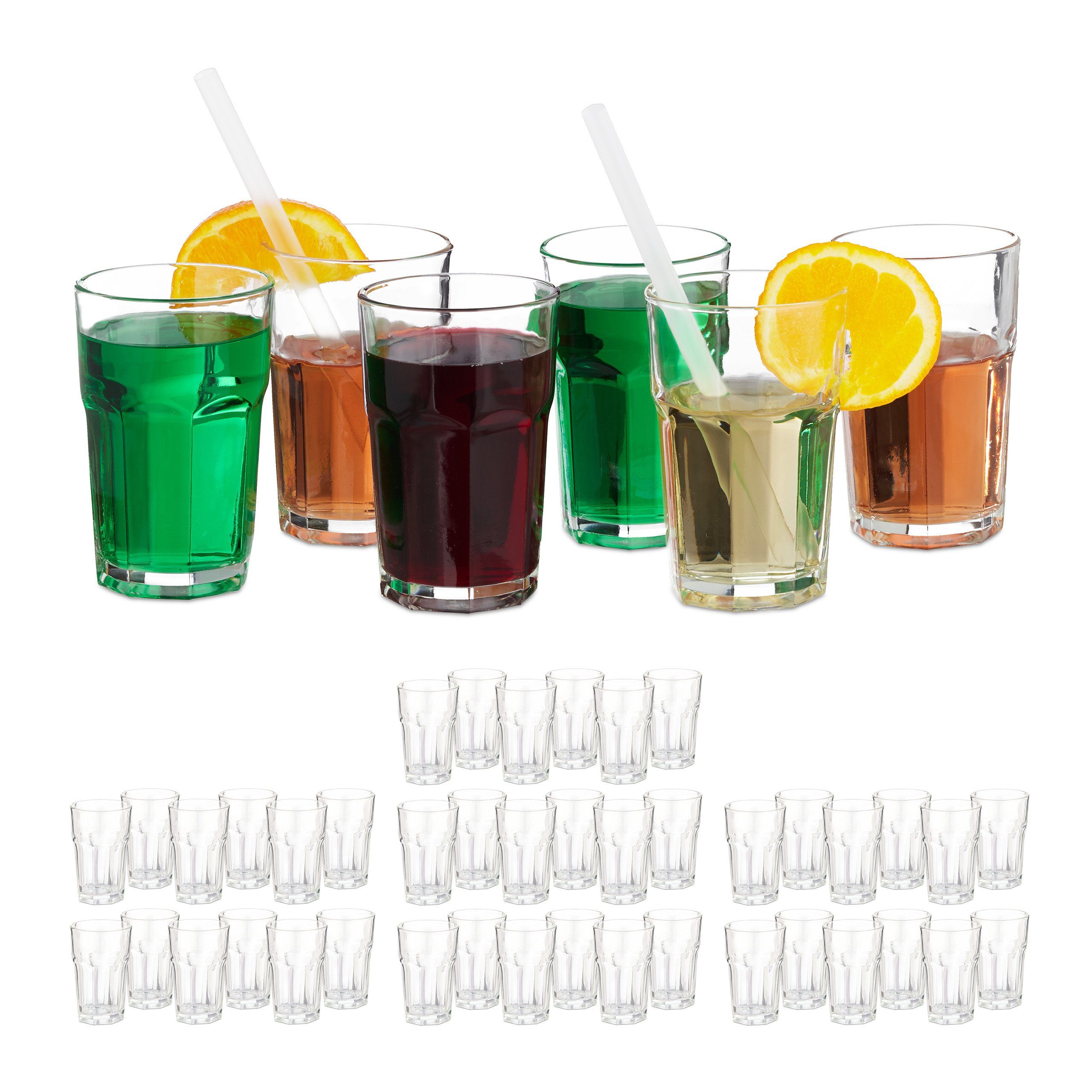 Glas 48 x Trinkgläser