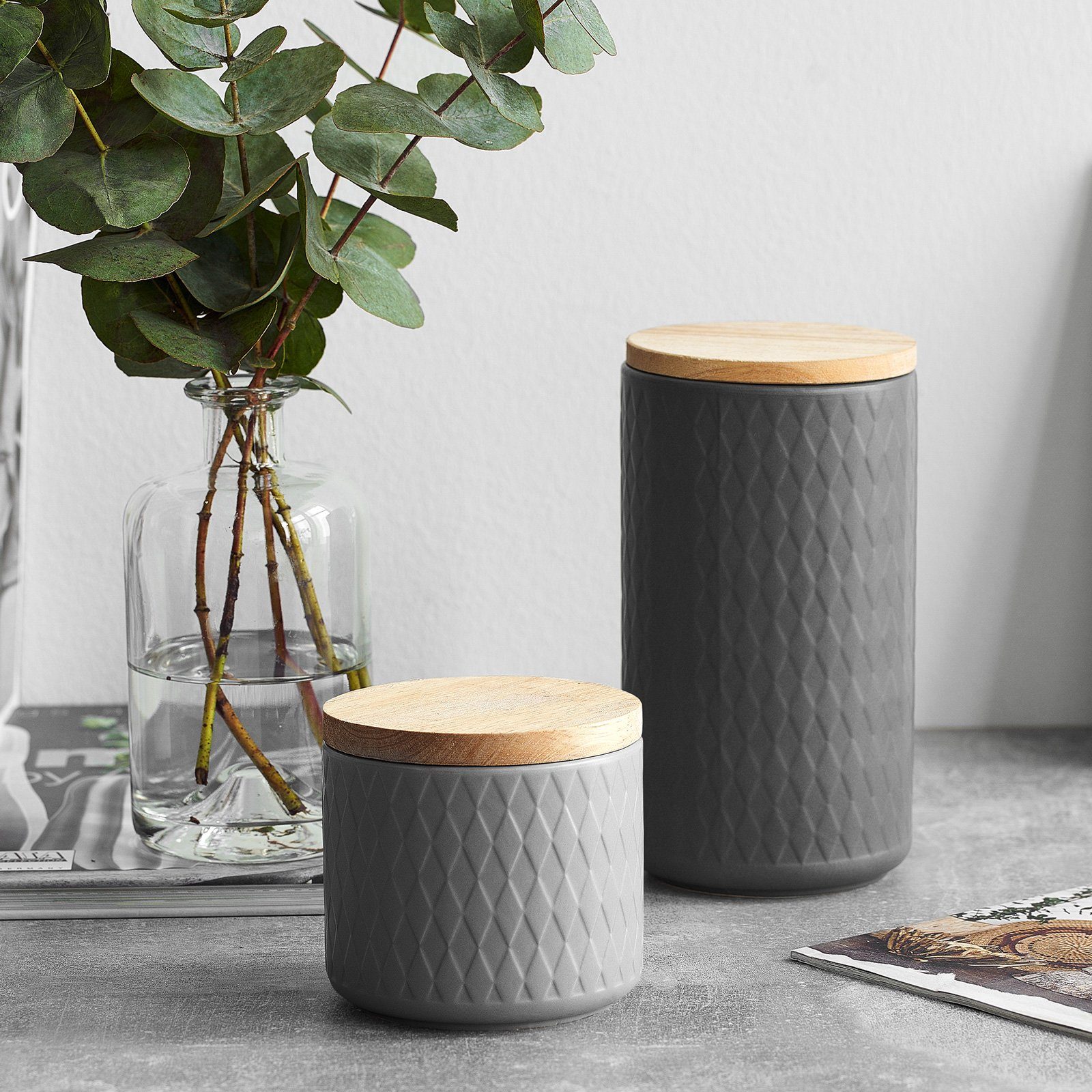 Springlane Vorratsdose Keramik Vorratsdosen, (2-tlg)