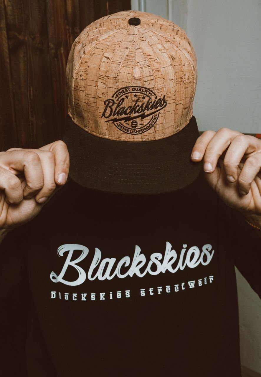 Snapback Kork-Suede Cap Nature Blackskies Snapback - Cap