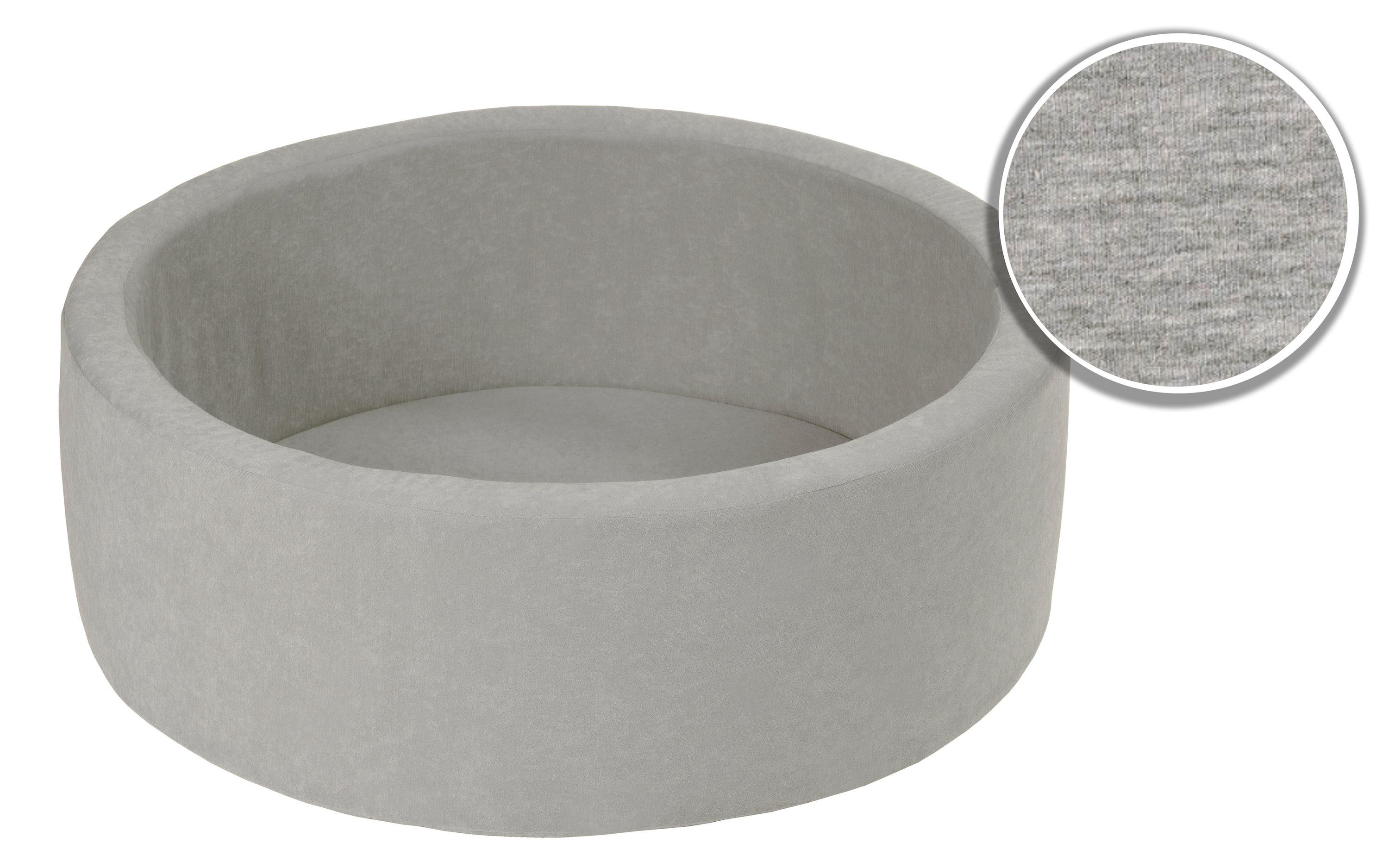 sunnypillow Bällebad-Bälle für Baby Kinder mit bunten Bällen (200-St), Grau - mit 200 Bällen