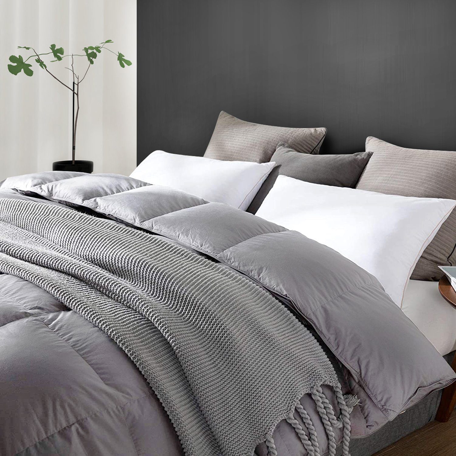 Elemuse Federbettdecke Ganzjahre Bettdecken 135x200cm, 155x220cm, günstig online kaufen