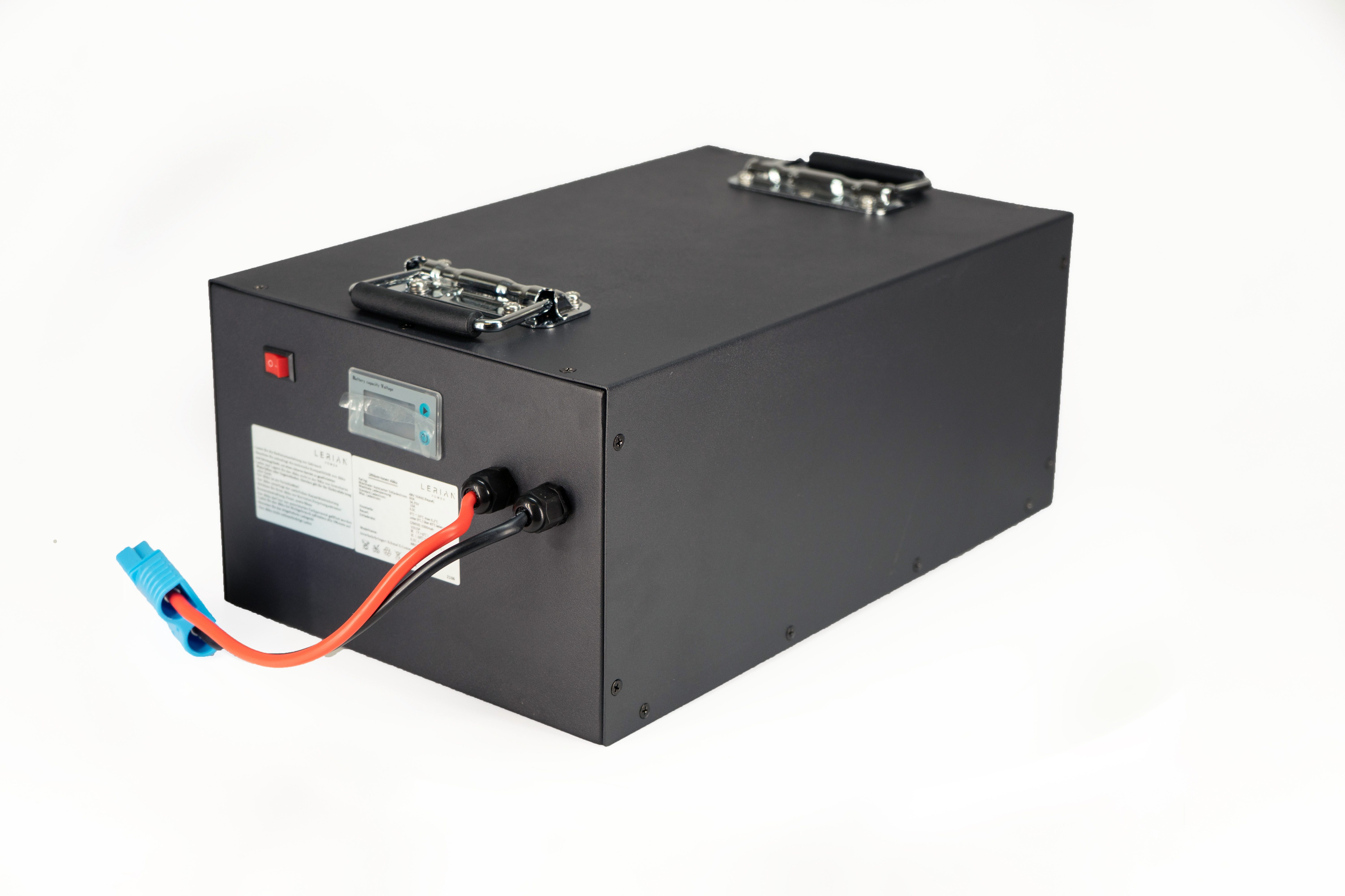LERIAN POWER LiFePO4 Akku 48V 50Ah 60A Lithium-Eisenphosphat Batterie Boot E-Mobil Akku