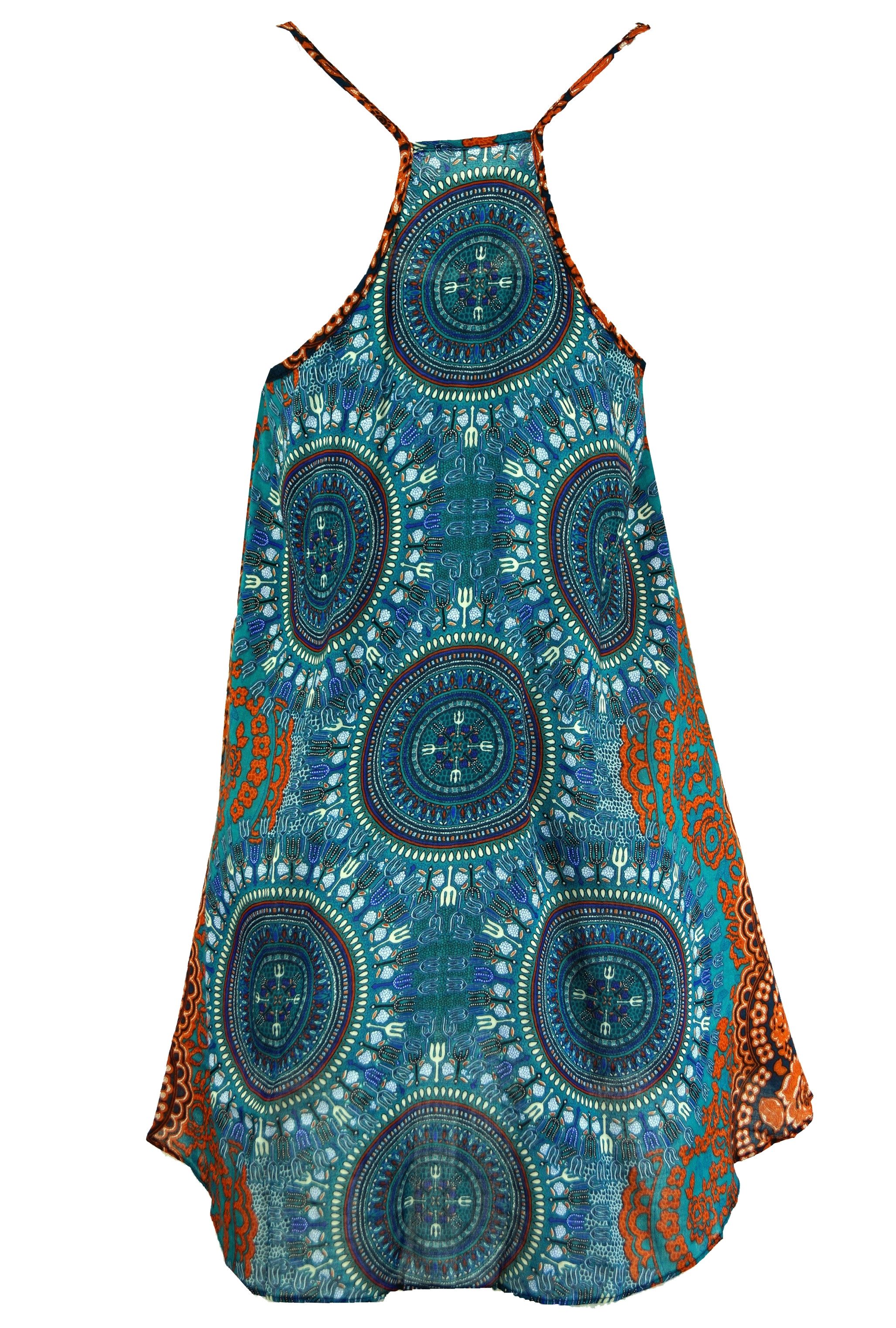 Guru-Shop Midikleid Boho Dashiki Minikleid, Trägerkleid,.. günstig online kaufen