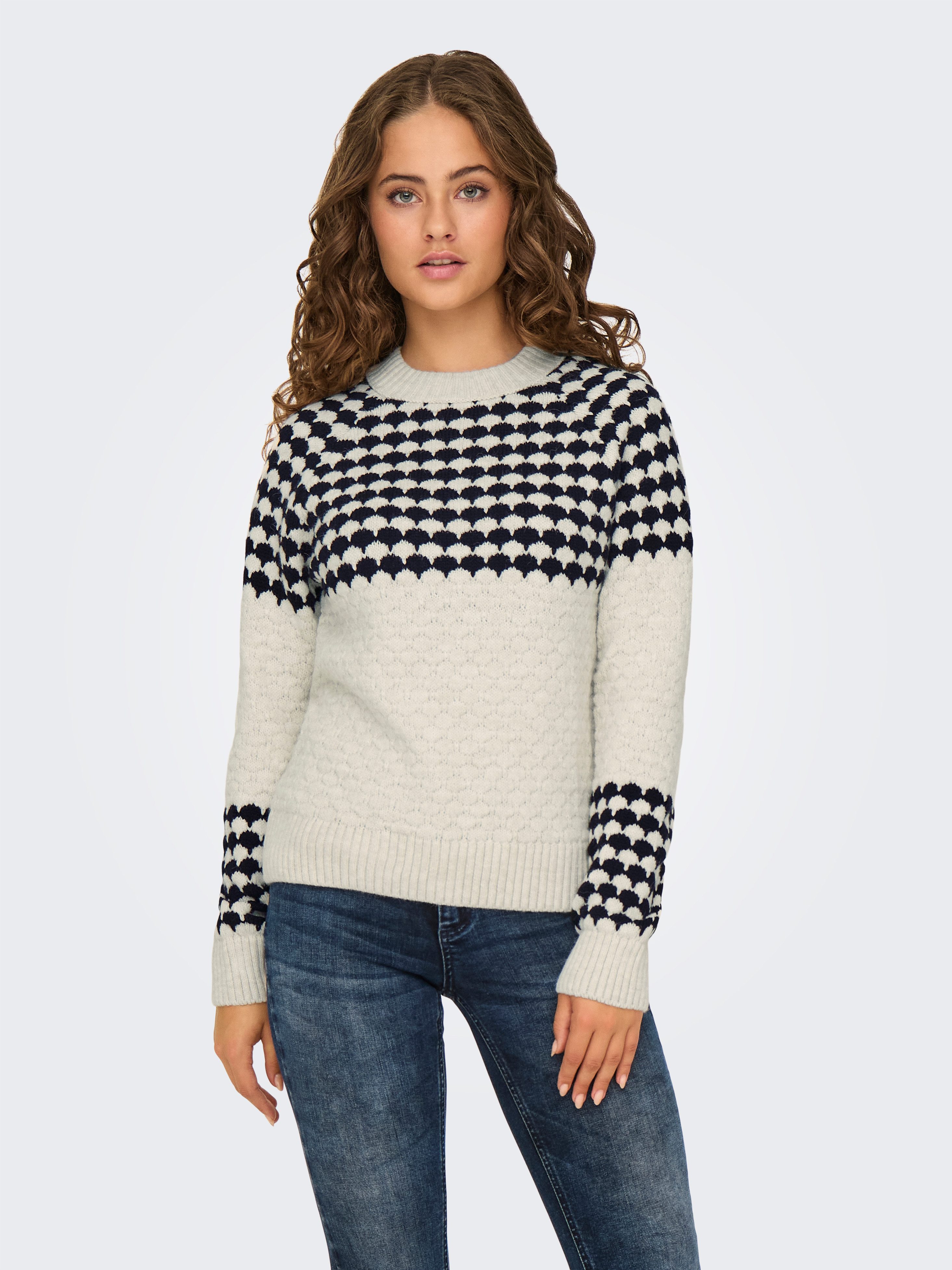 Rundhalspullover ONLCANADA LS PULLOVER CC KNT