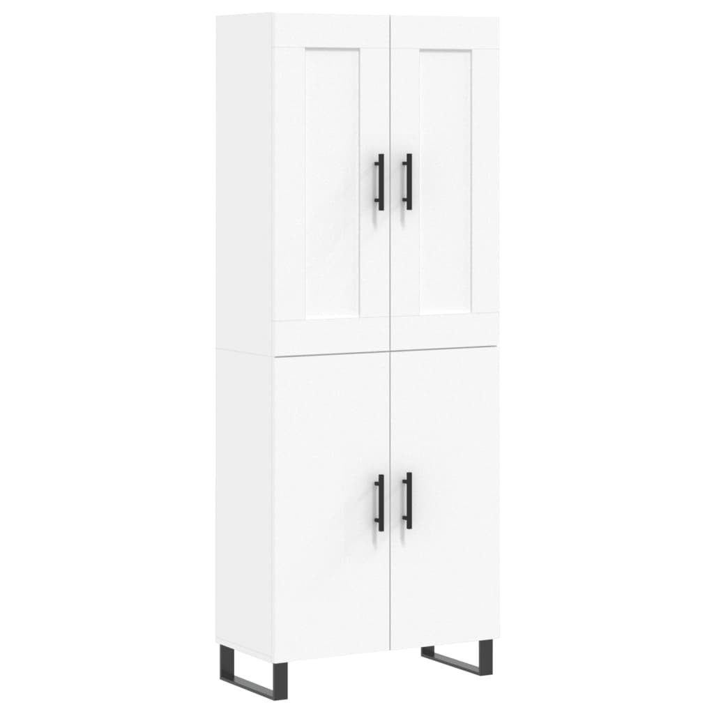 vidaXL Highboard Highboard Weiß 69,5x34x180 cm günstig online kaufen