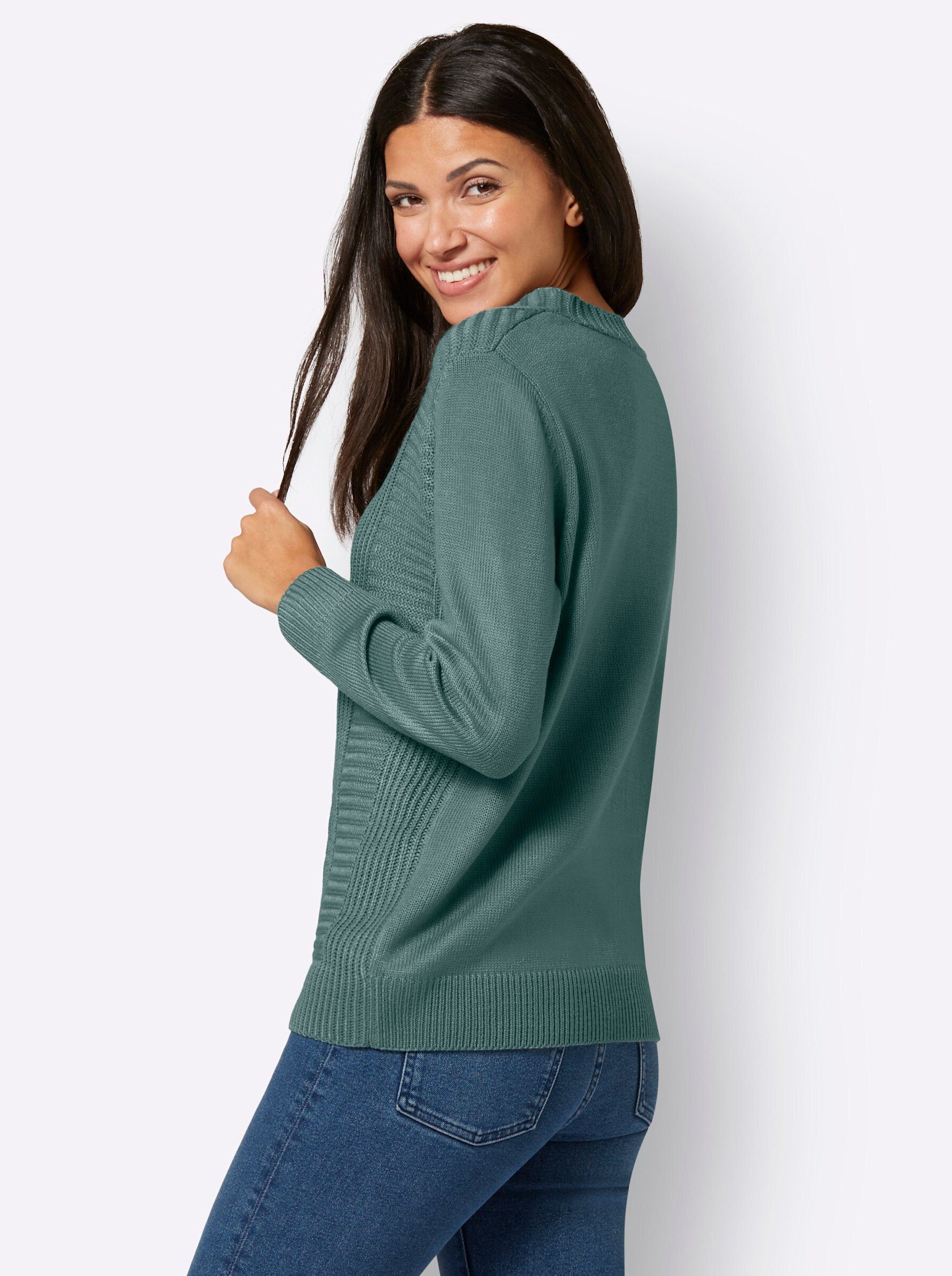 Sieh an! Strickpullover Langarm-Pullover günstig online kaufen