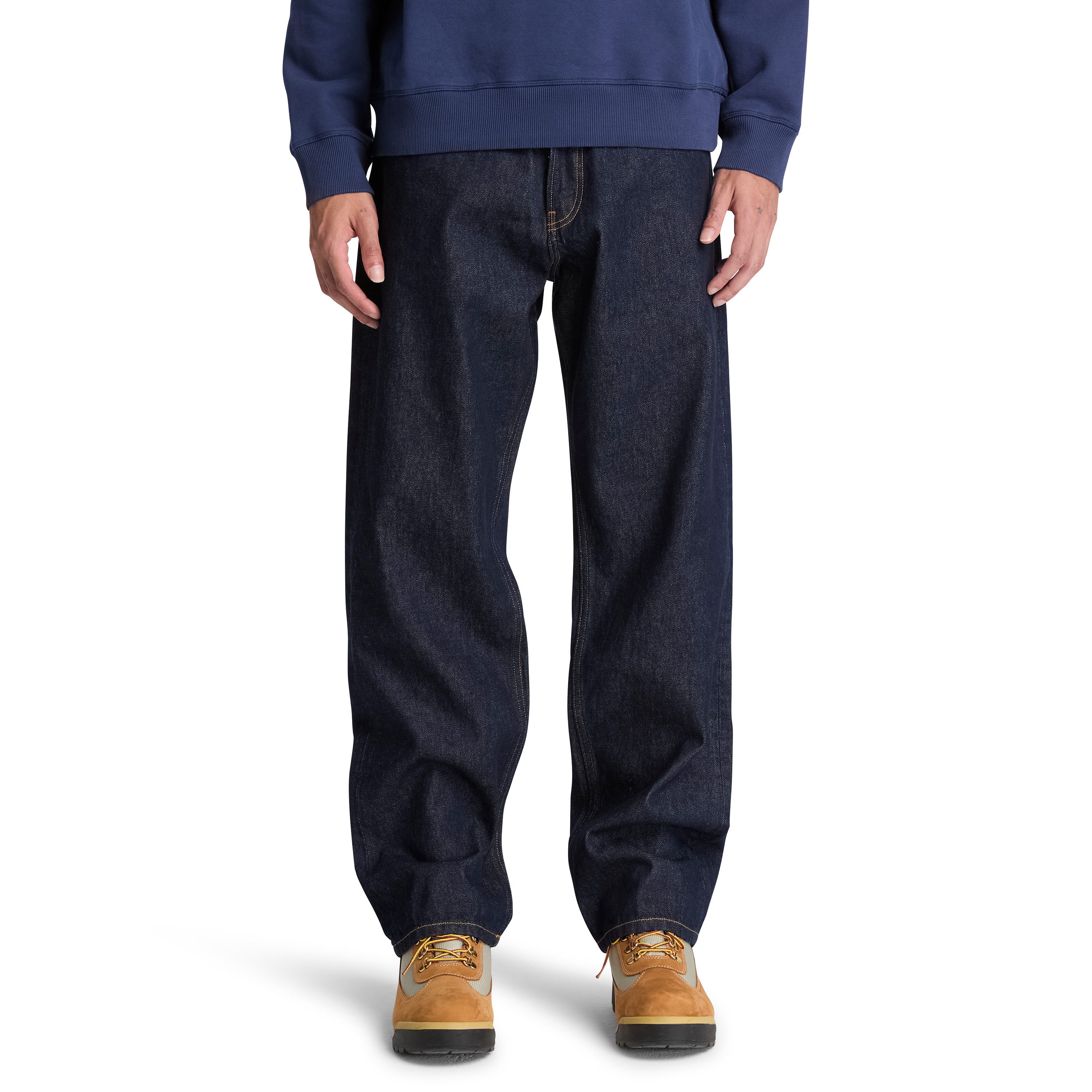 Timberland Relax-fit-Jeans 5 Pocket Denim Pants (Relaxed) 5-Pocket-Design, aus Baumwolle, Relax-Fit-Schnitt