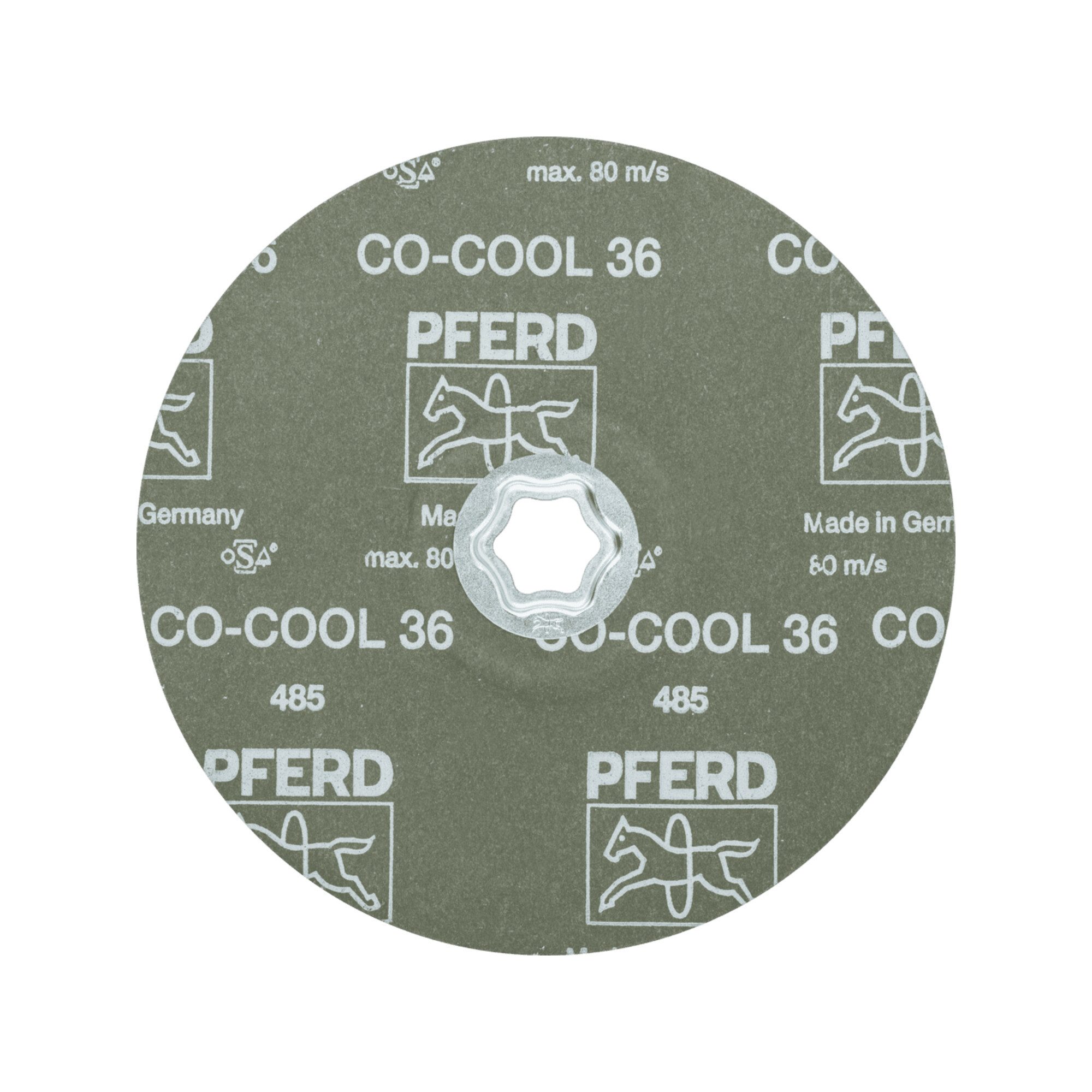 Pferd Schleifscheibe PFERD TOOLS COMBICLICK Keramikkorn Fiberscheibe Ø 180mm CO-COOL36 für