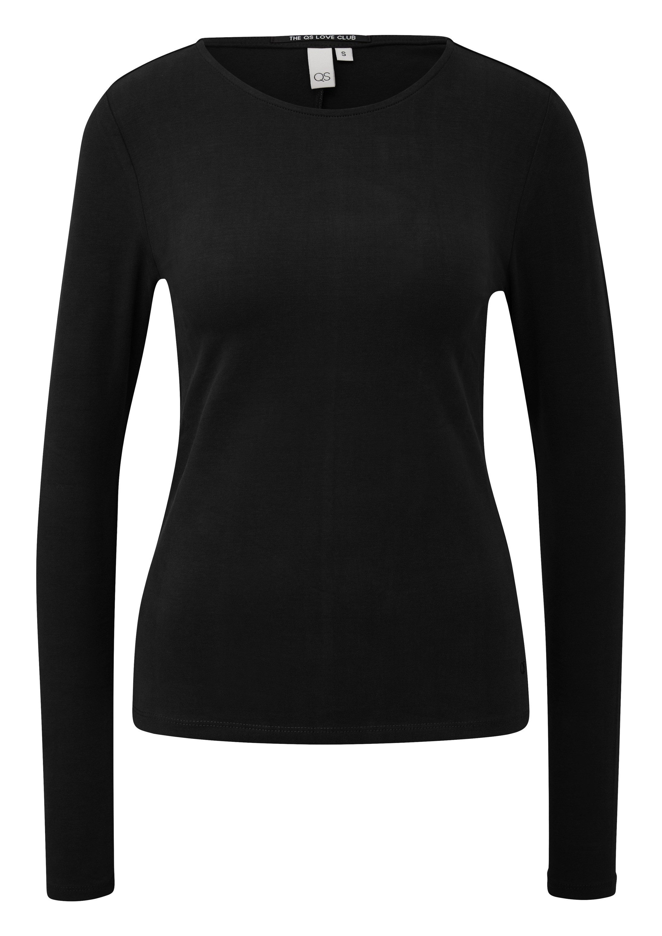 QS Langarmshirt T-Shirt Softes Longsleeve aus Baumwollstretch – Bild 2 von 5