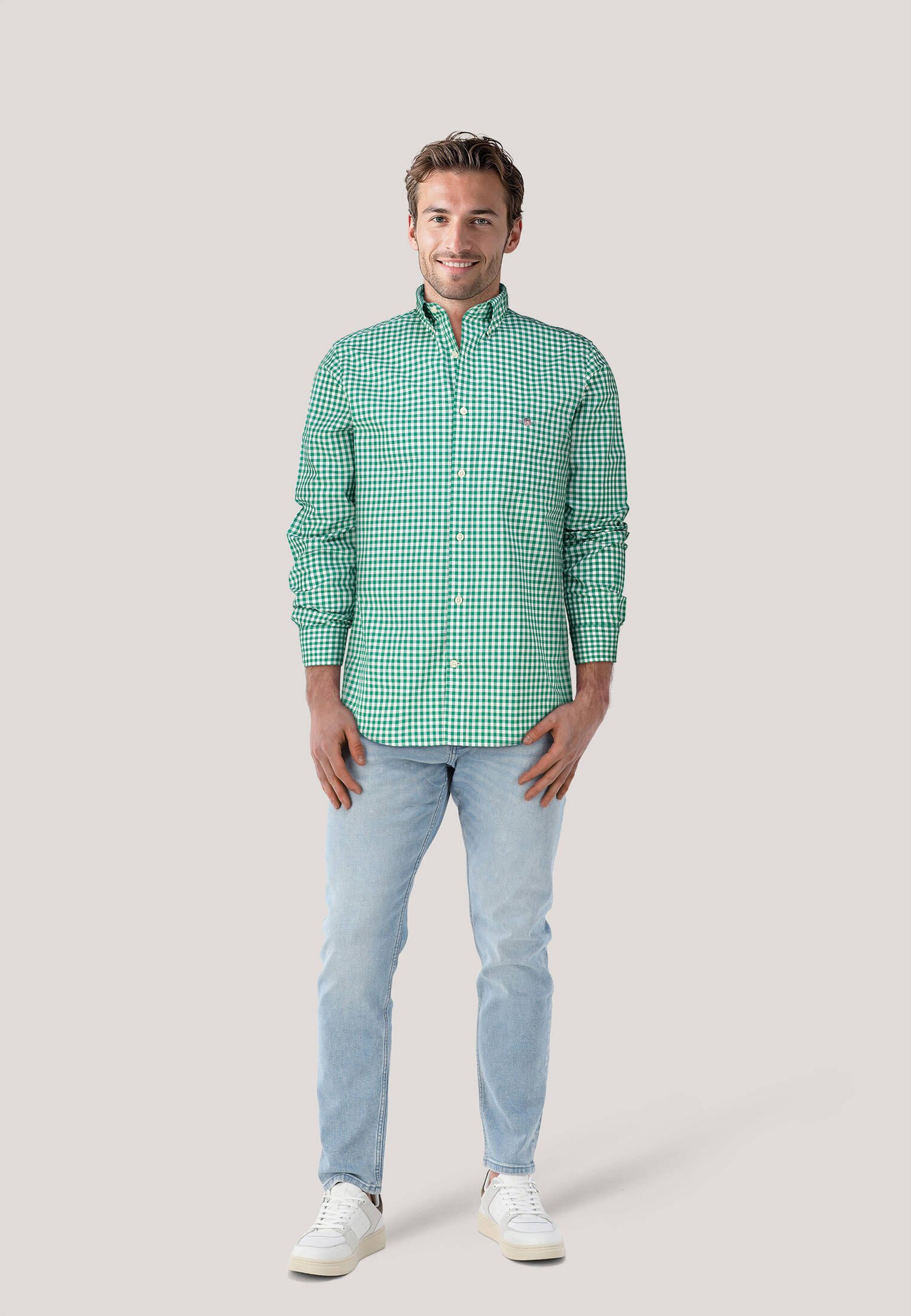 Gant Langarmhemd Herren Hemd POPELINE Regular günstig online kaufen