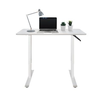 hjh OFFICE Schreibtisch Stehschreibtisch STAND CR (1 St, 1 St), Computertisch höhenverstellbar