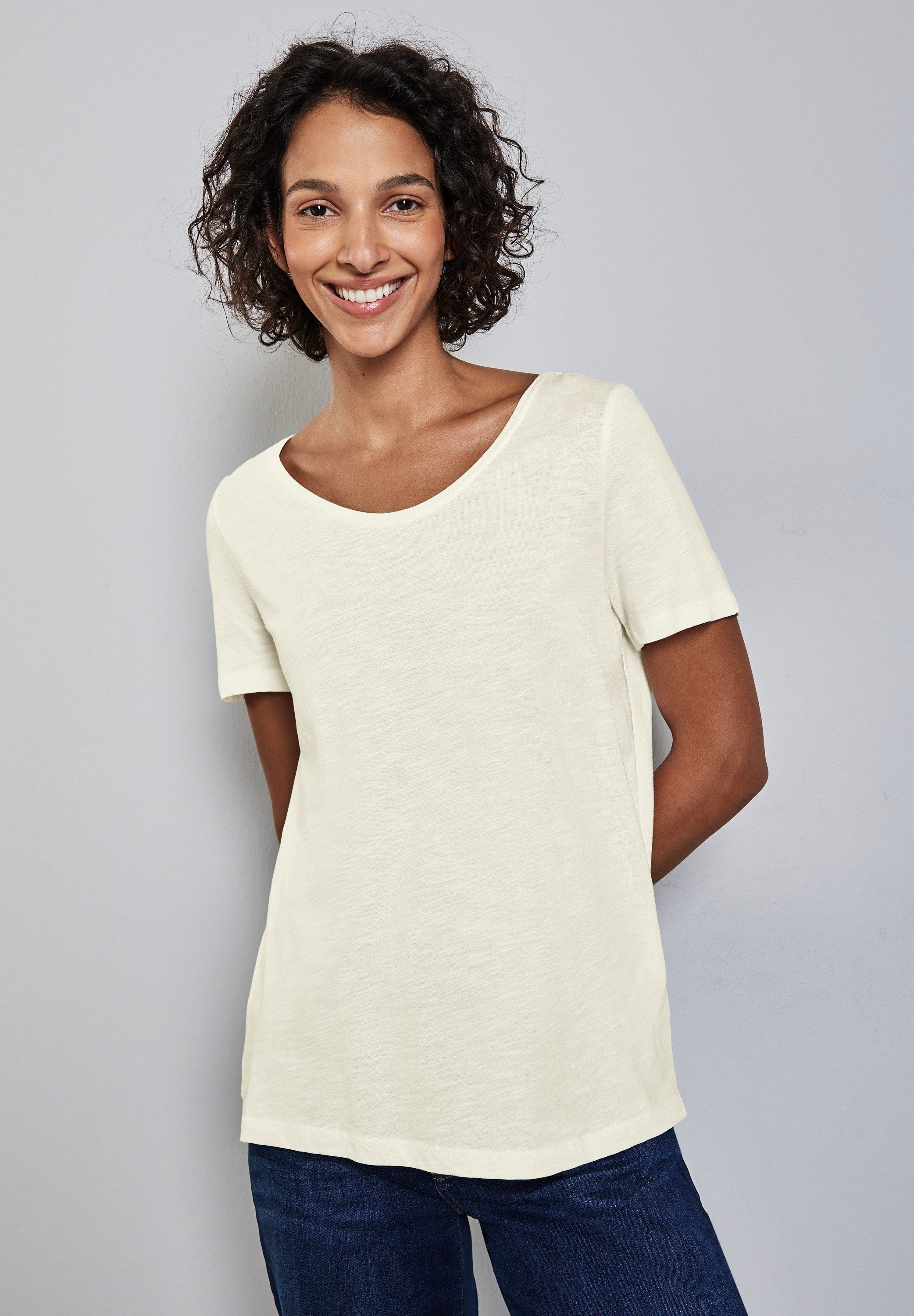 STREET ONE V-Shirt mit V-Ausschnitt