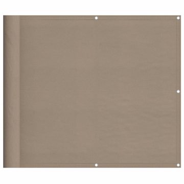 vidaXL Seitenmarkise Balkon-Sichtschutz Taupe 90x800 cm 100 Polyester-Oxford