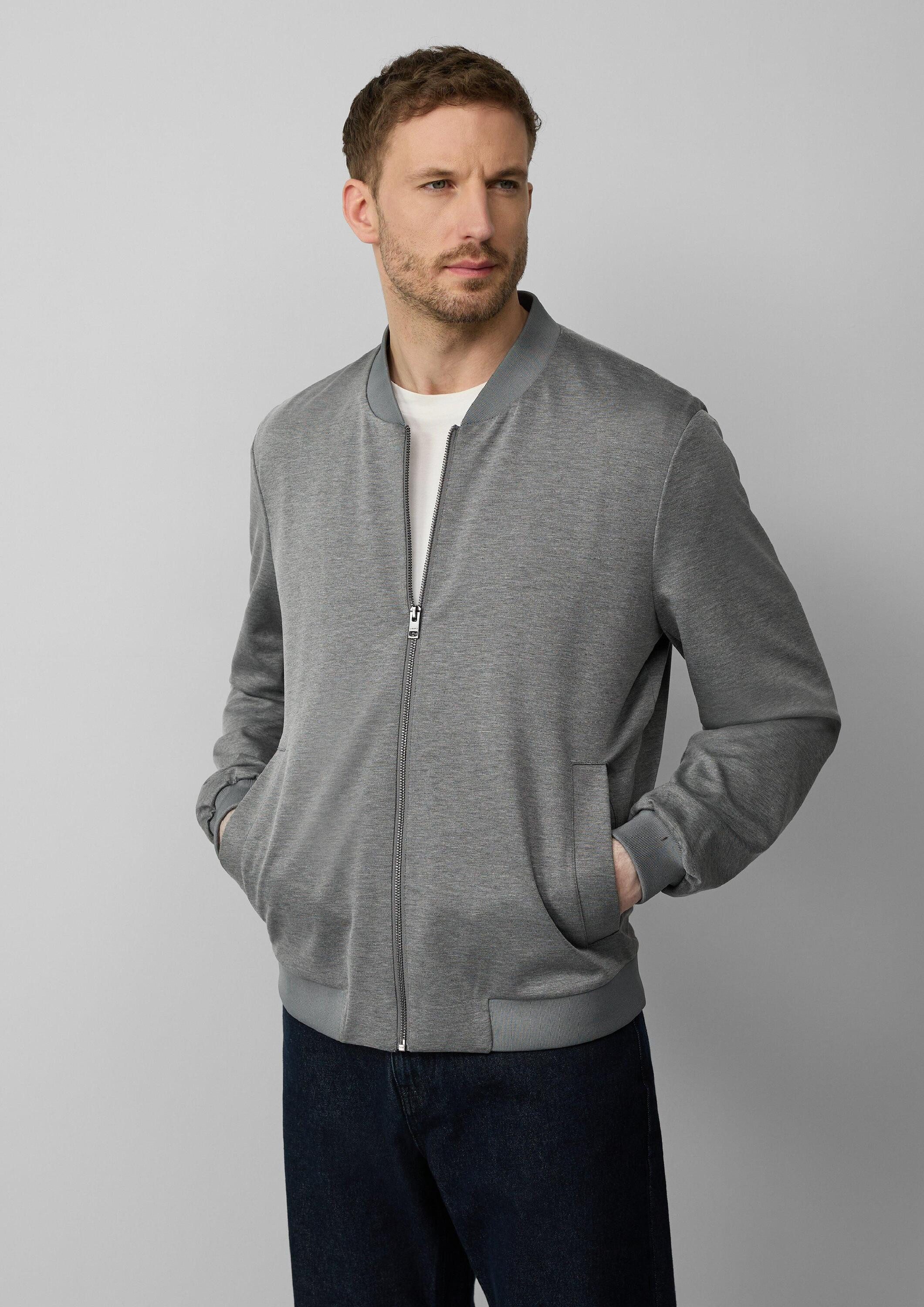 s.Oliver Funktionsjacke Indoor-Jacke S.OJOGG s.O JOGG: Bomberjacke aus Stretch-Jersey