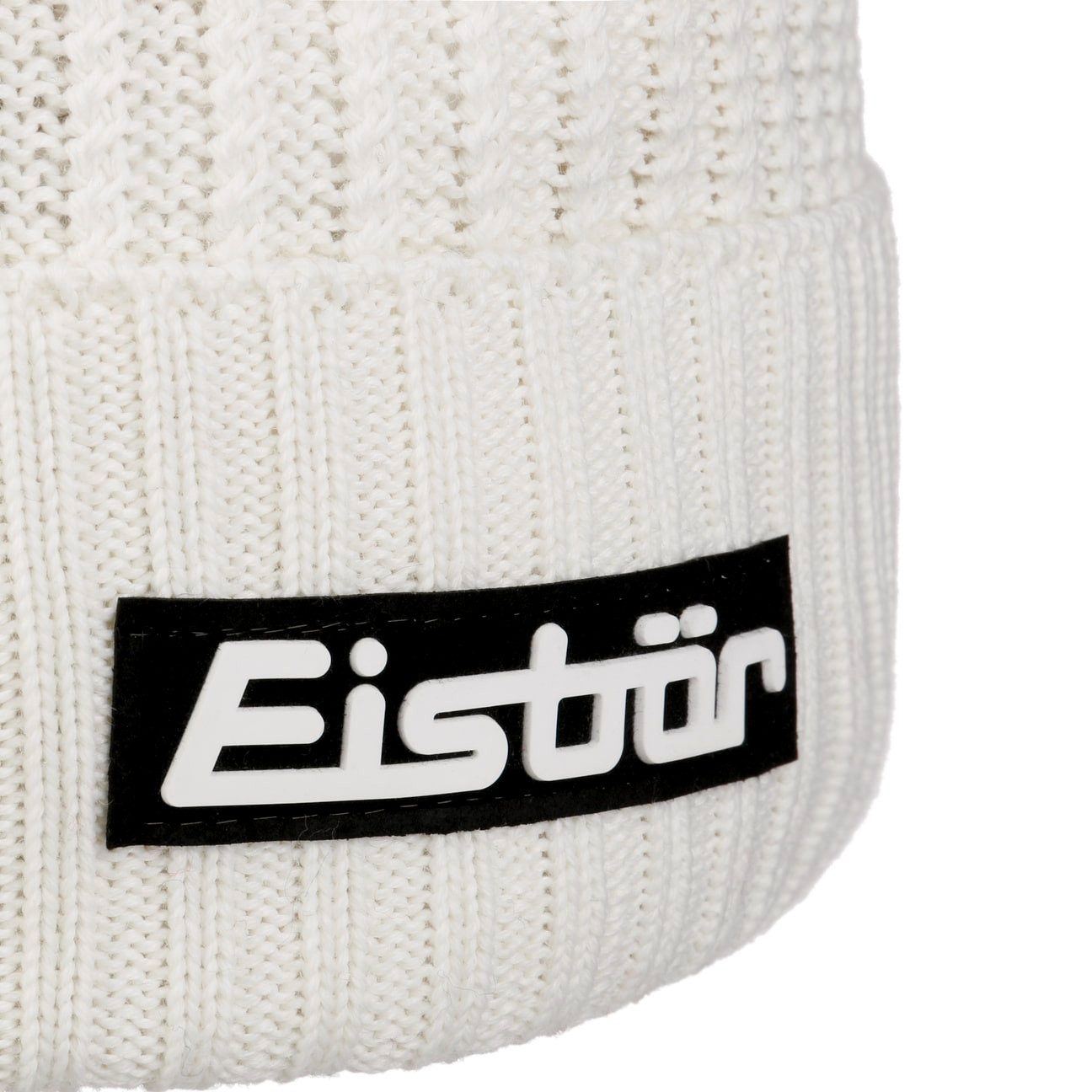 Eisbär Beanie (1-St) Strickmütze mit Umschlag, Made in Austria