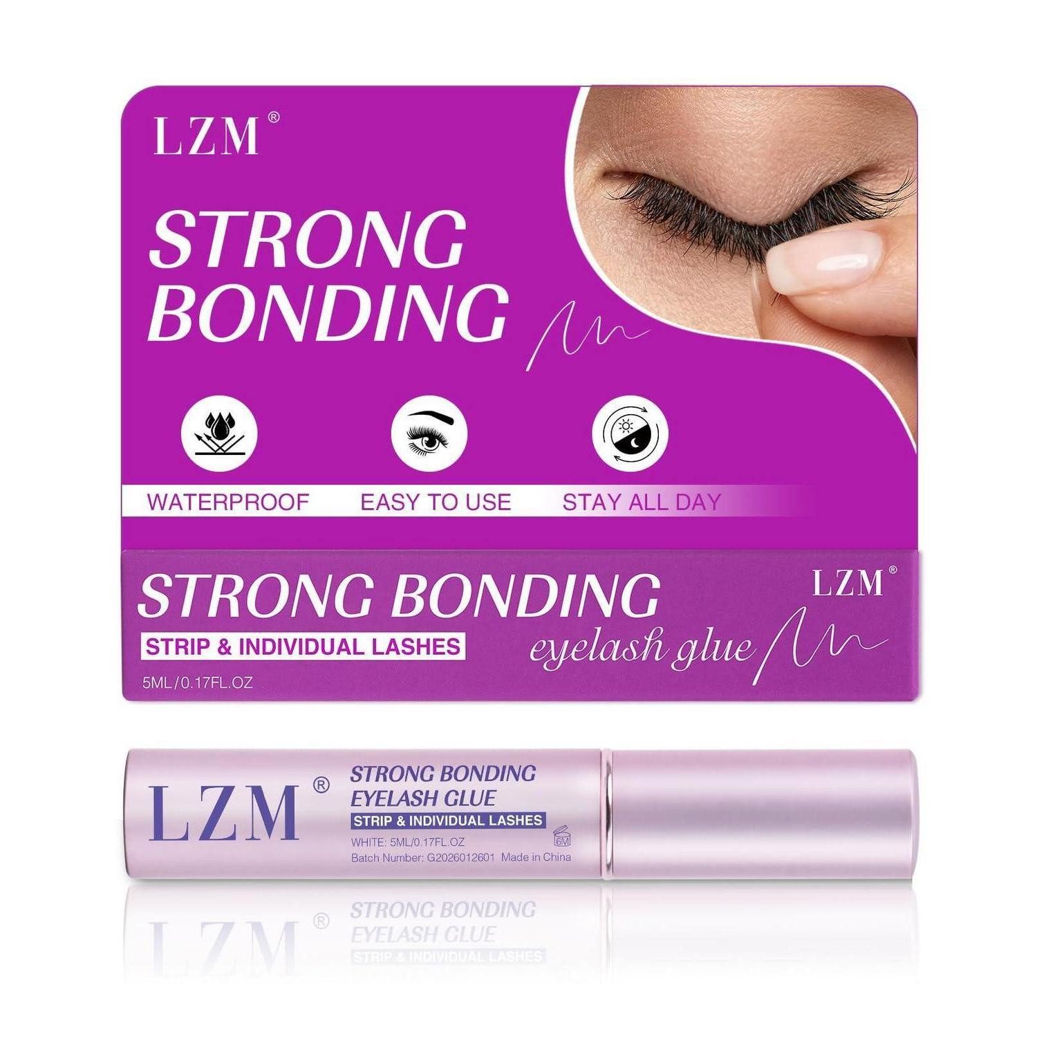 LuxusKollektion Gesichtsmasken-Set Wimpernkleber transparent 5ml latexfrei extrastark