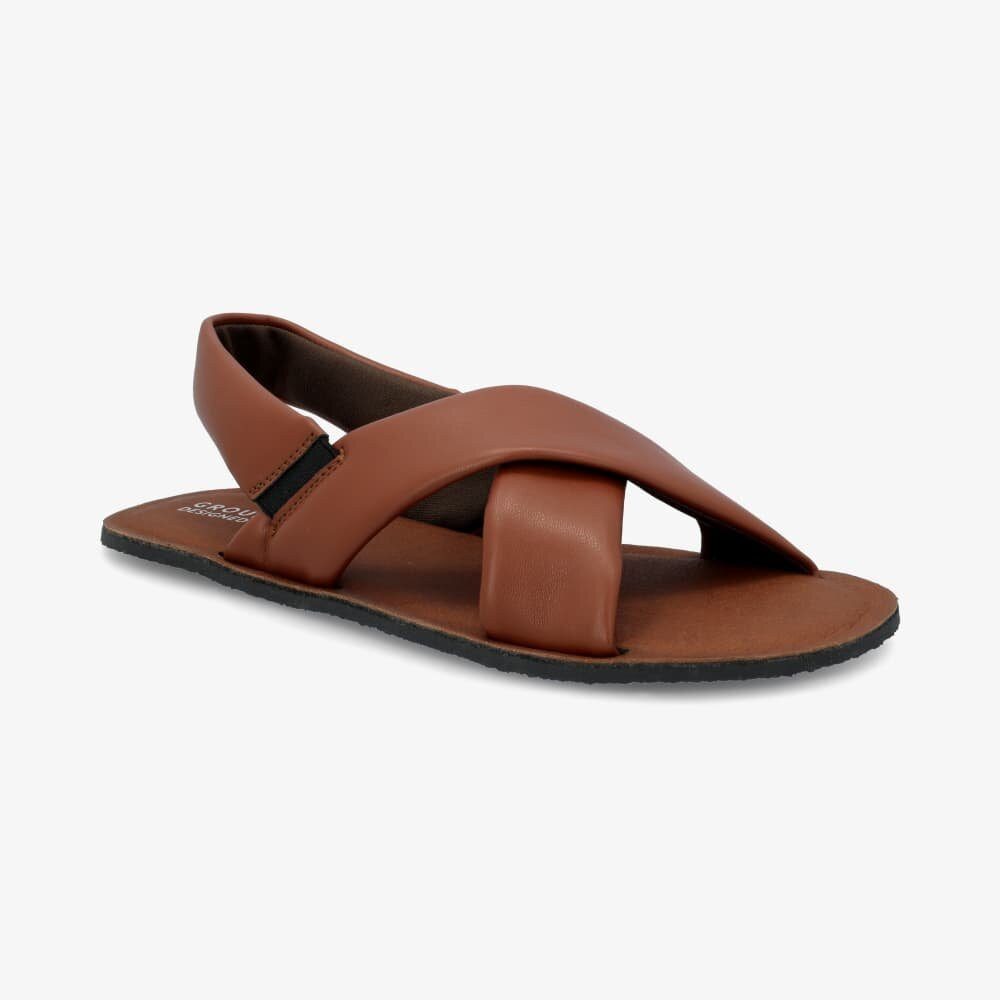 GROUNDIES Groundies - Verona Vegan Women - Braun Sandalette