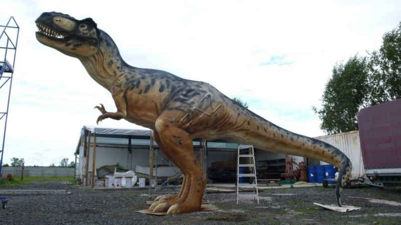 JVmoebel Skulptur »Dinosaurier Große Figur Statue Skulptur Figuren Skulpturen Dekoration Deko XXL«