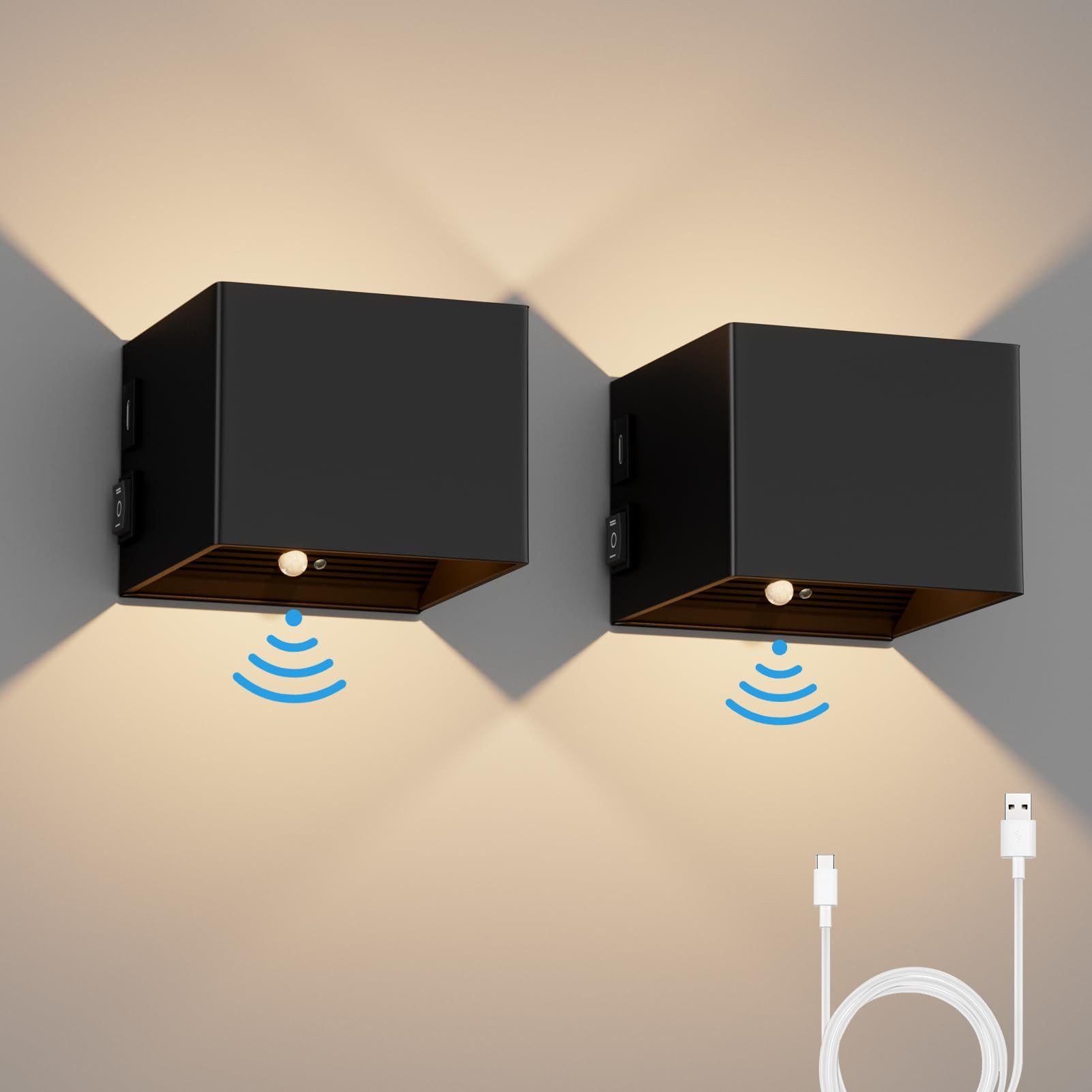 BlingBin LED Wandleuchte Akku Wandlampe mit günstig online kaufen