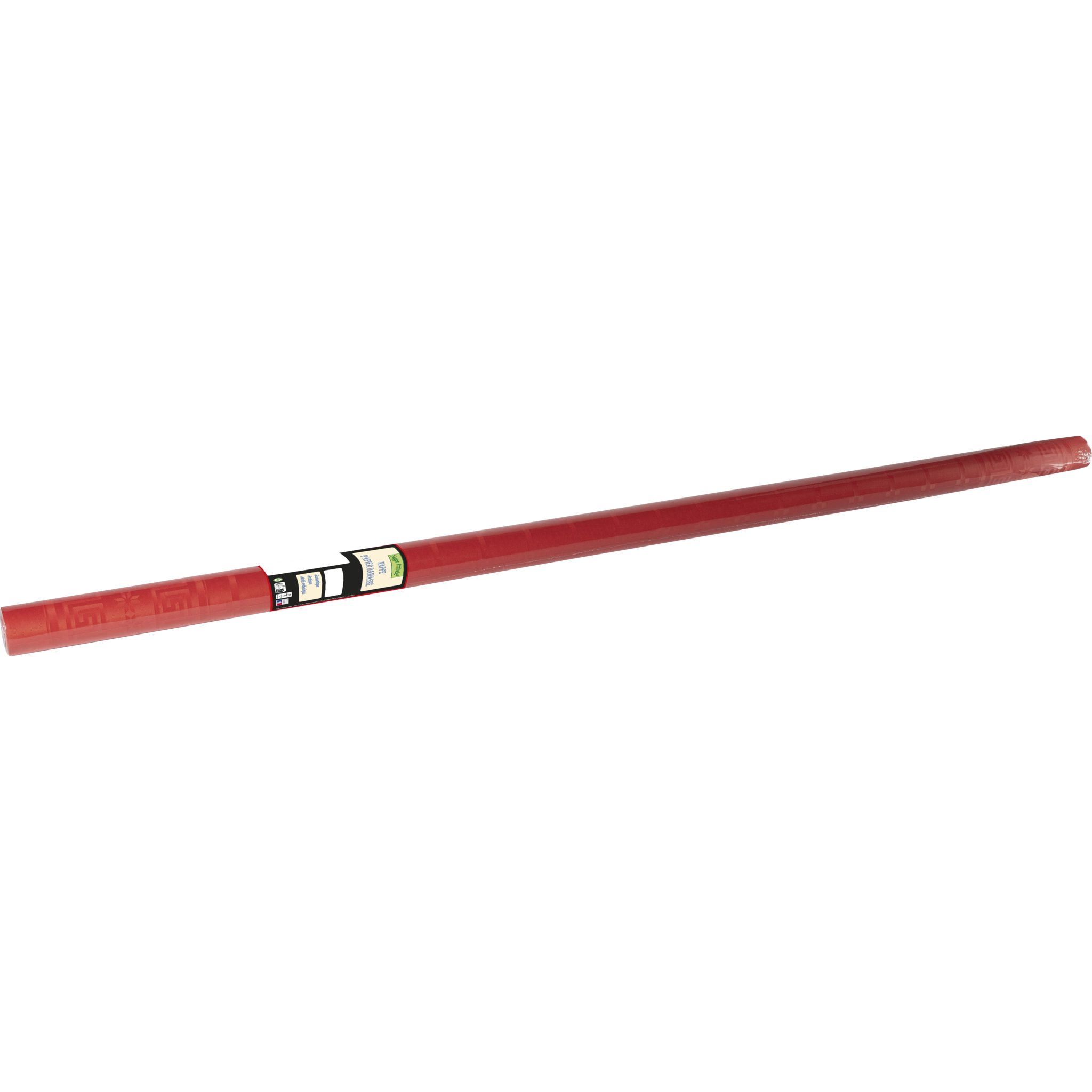 PROnappe Tischband Nappe Attitude RD260621I 12x Tischdeckenrolle Damast 1,18x6m Rot, Nappes rouleaux papier damassé