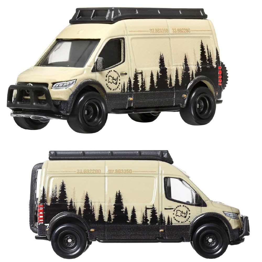 Hot Wheels Spielzeug-Rennwagen Mercedes-Benz ST + Toyota LC Prado Hot Wheels Premium Fahrzeuge