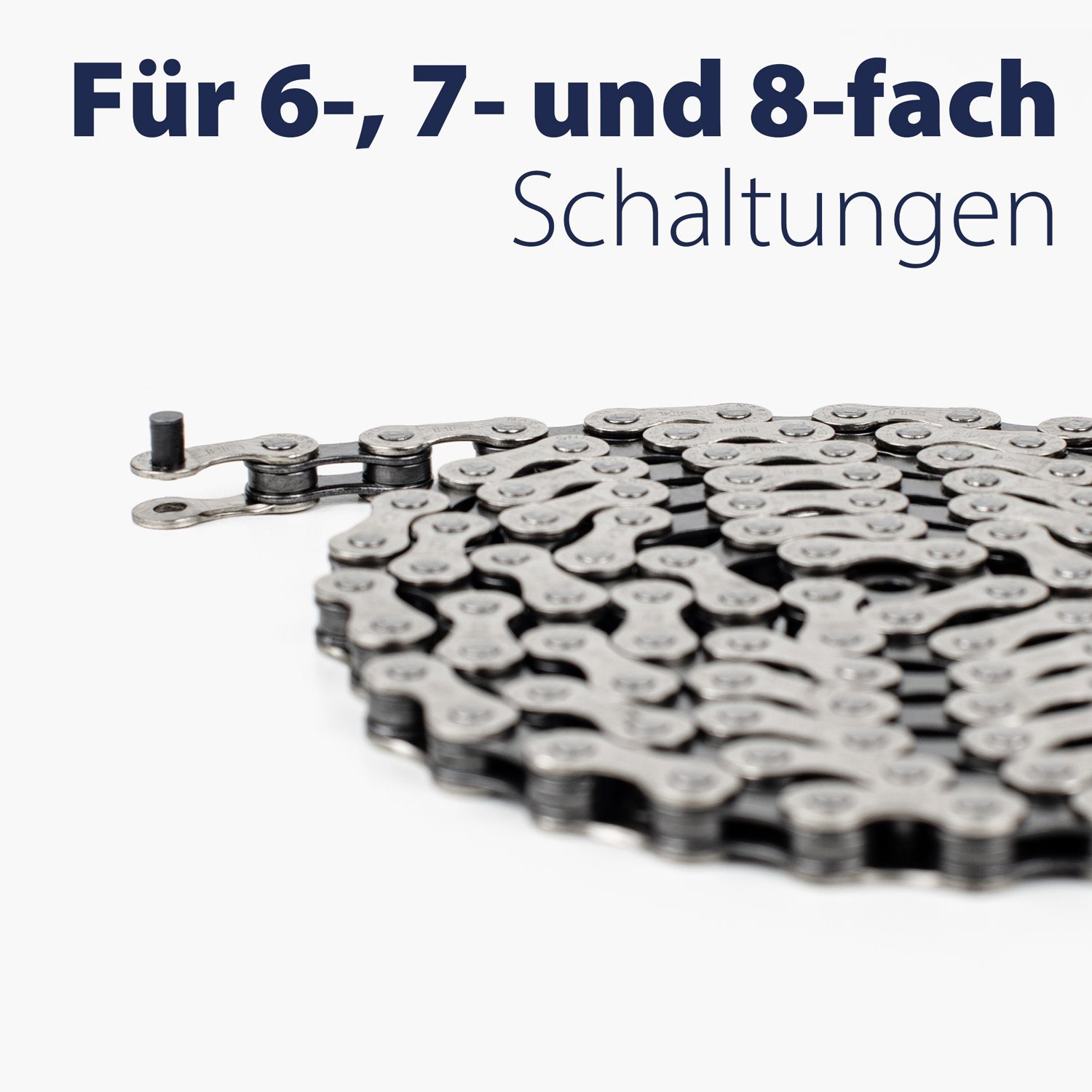 Shimano Fahrradkette CN-HG71 Kette 116 Glieder, auch für E-Bike, BULK Verpackt (1-St) 6/7/8-Fach