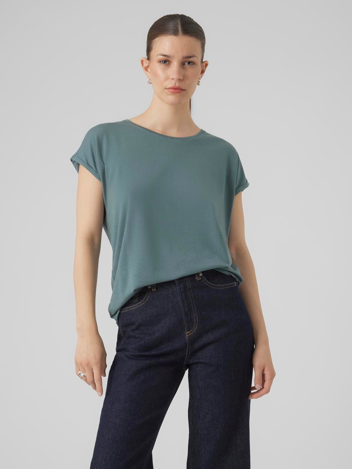 Vero Moda T-Shirt 2er-Pack Einfarbiges Stretch günstig online kaufen