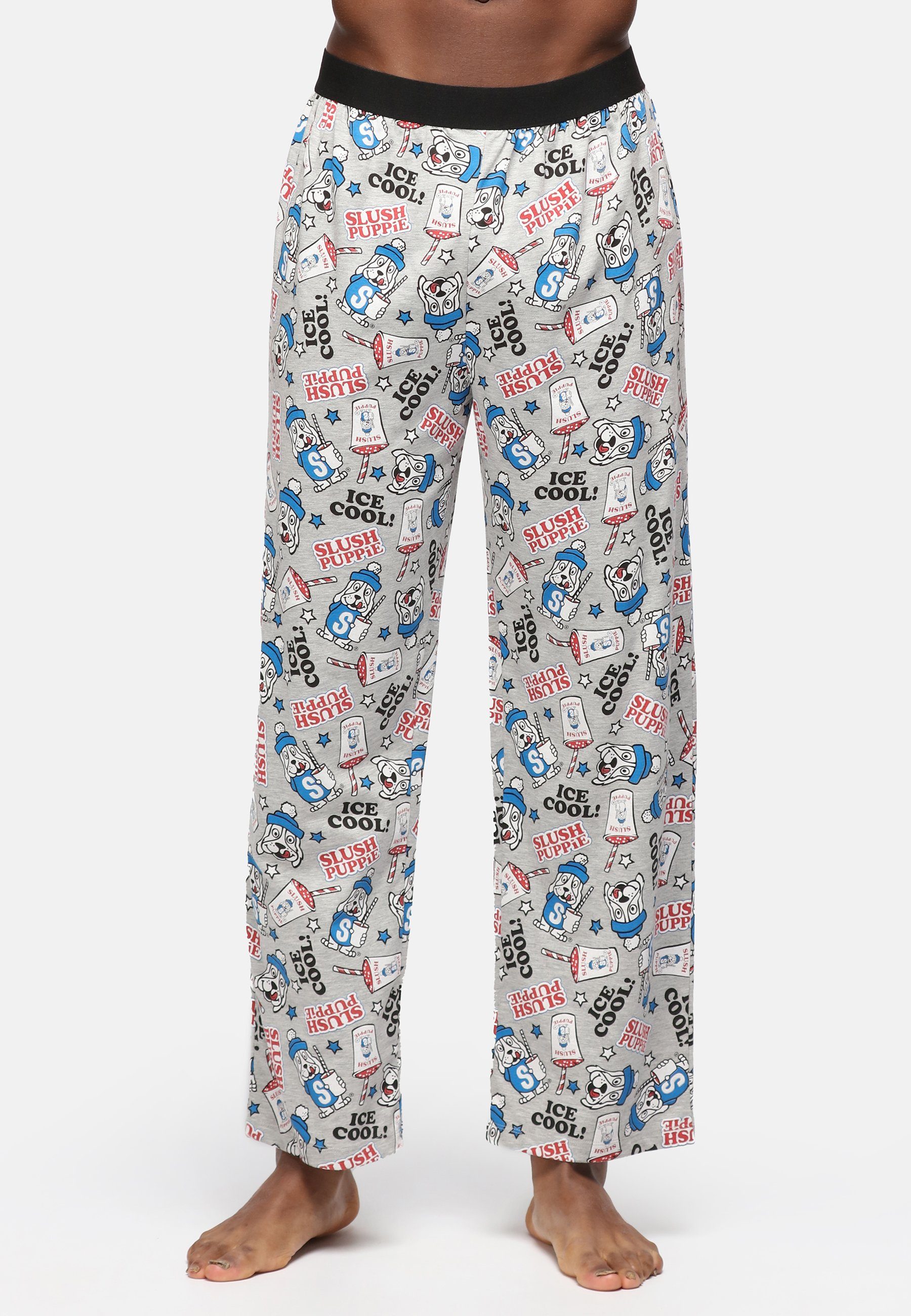 print all Loungepants Ice Cool grey Loungepants - Recovered over Puppie - Slush