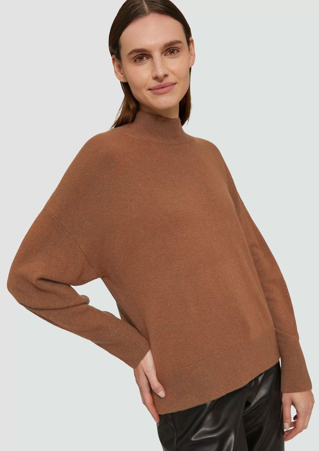 s.Oliver Stehkragenpullover Basic (1-tlg) Stehkragen, langarm, günstig online kaufen