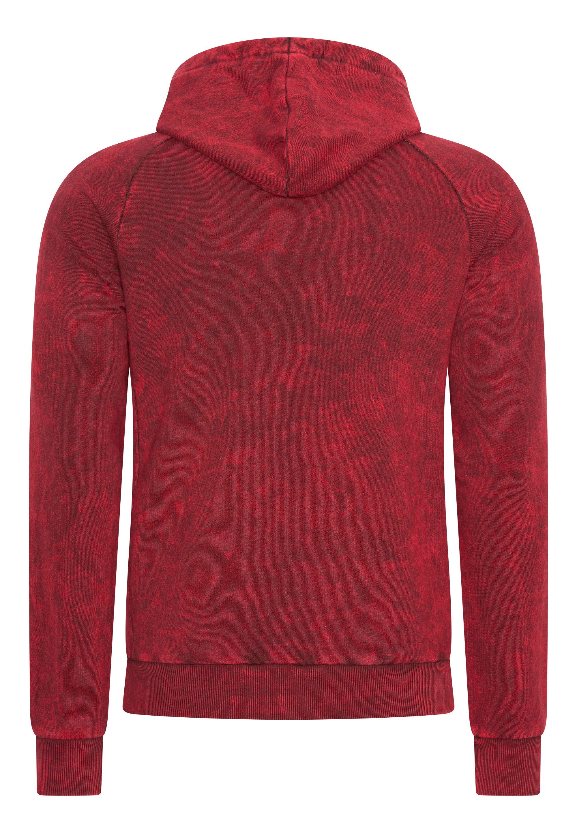 Rusty Neal Kapuzensweatshirt in verwaschenem Design