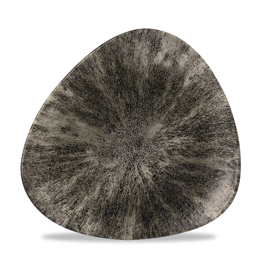 Teller Super Vitrified Studio Prints Stone Quartz Black Teller