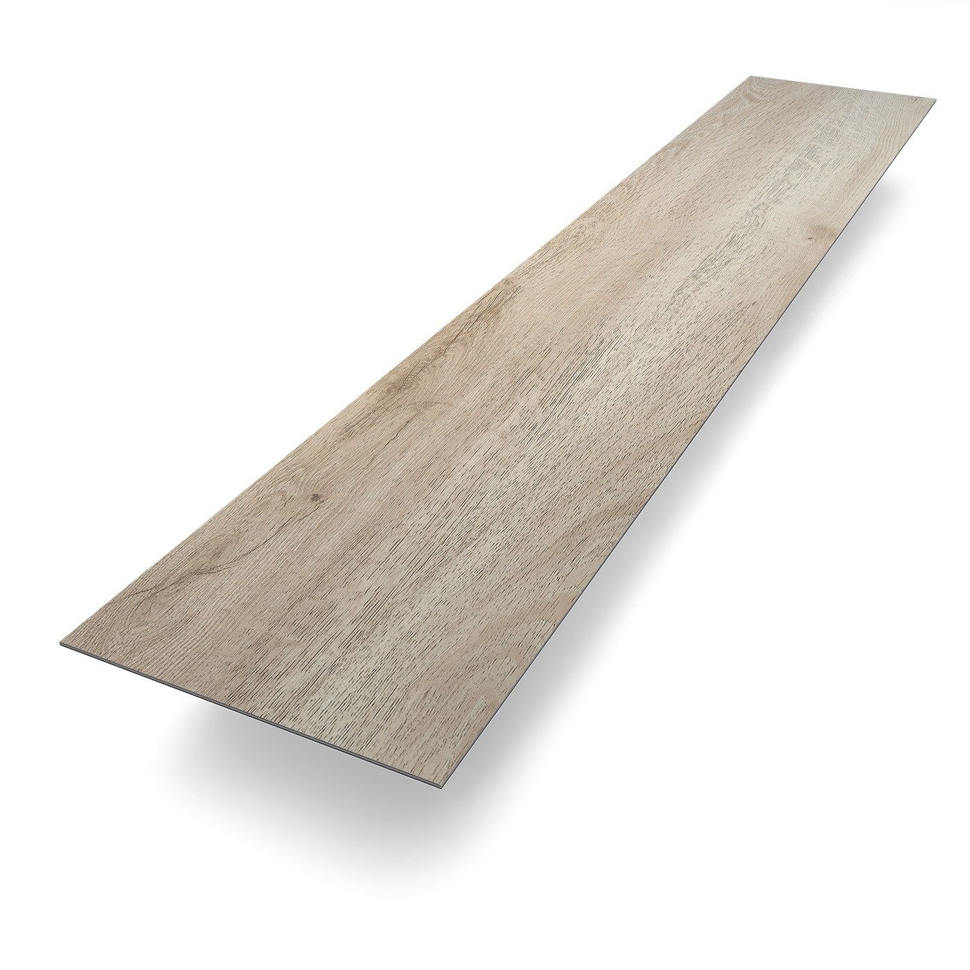 Bodenglück Vinylboden Klebe-Vinyl Ameland, Braun, natürliche Holzoptik, 1219 x 228 x 2,5 mm, Paketpreis für 3,34 m², Fußwarm, wasserfest, pflegeleicht, minimale Aufbauhöhe, für Fußbodenheizung geeignet