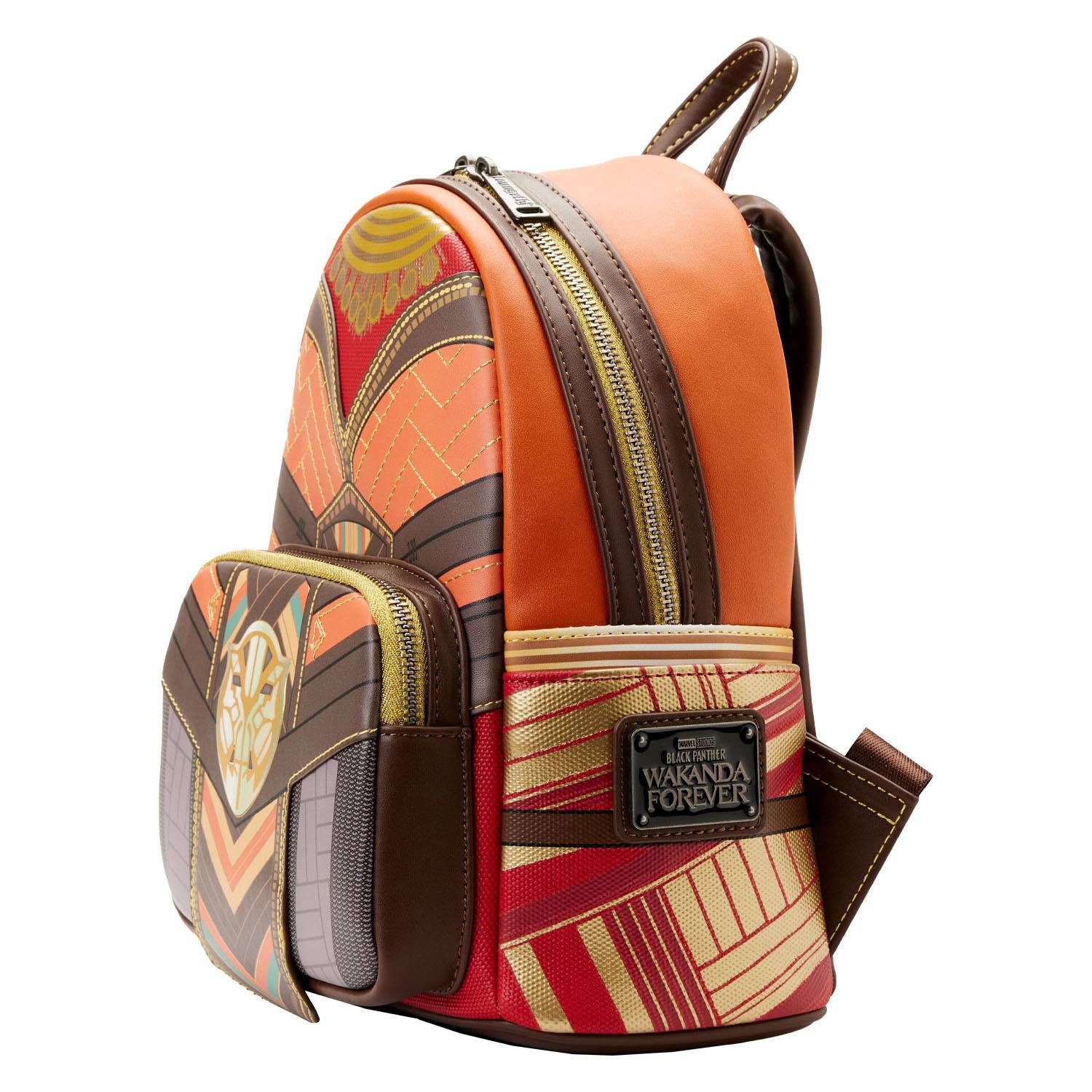 Loungefly Minirucksack Marvel by Loungefly Rucksack Black Panther Okoye Cosplay (1-tlg), hochwertig und detailliert