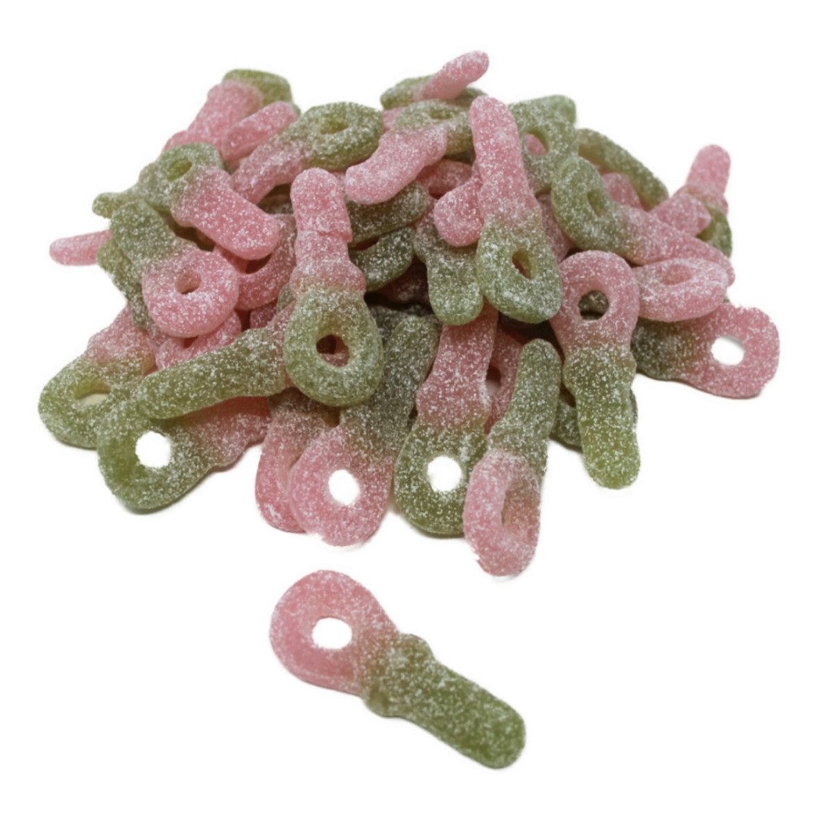 Frisia Süßigkeit, Frisia Fruchtgummi saure Wassermelone Tongen zweifarbig Vegan 3000g