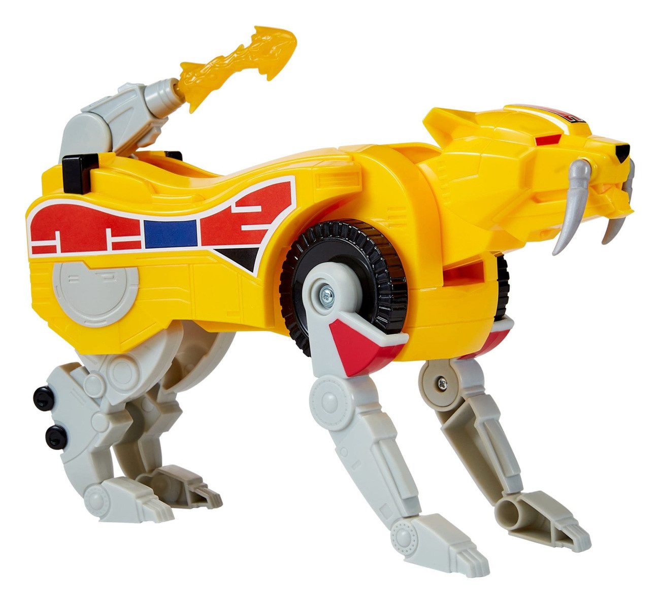 Playmates Actionfigur Power Rangers Combinable Dinozord Actionfigur Sabertooth Tiger 20 cm