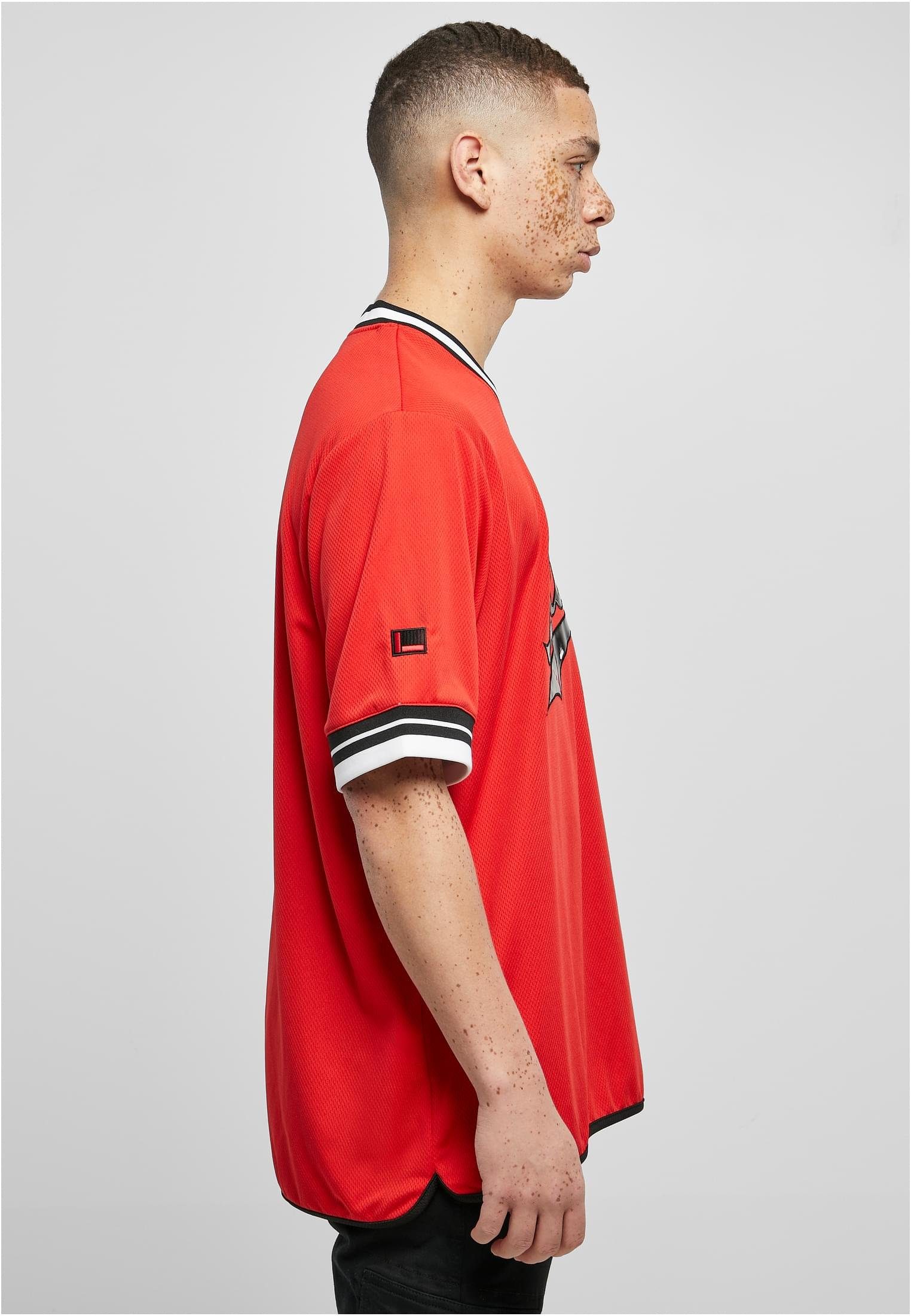 FM231-011-2 Lacquered (1-tlg) Mesh Herren Fubu Tee T-Shirt FUBU Varsity