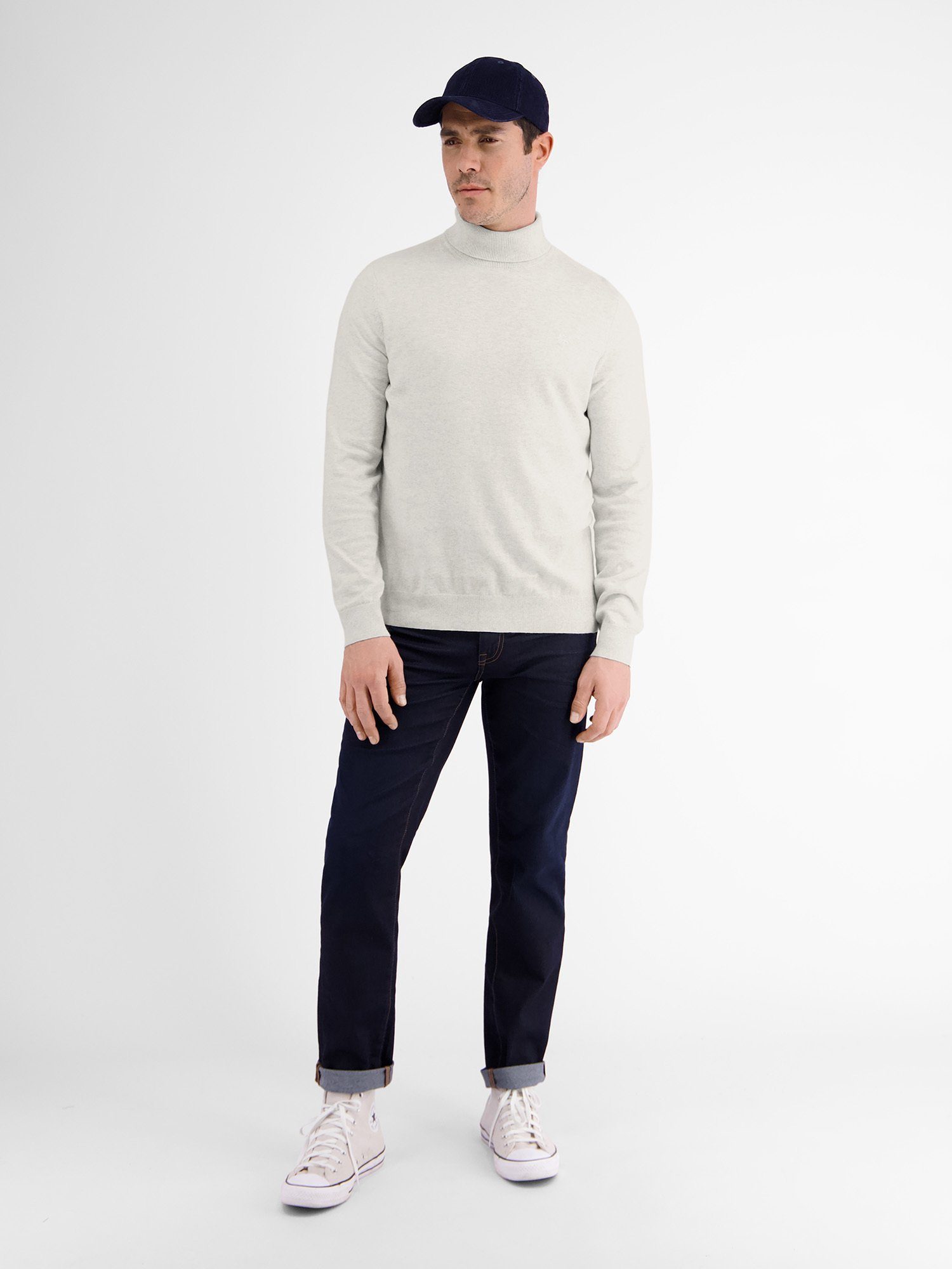 LERROS Rollkragenpullover "LERROS Rollkragenpullover, Flachstrick" günstig online kaufen