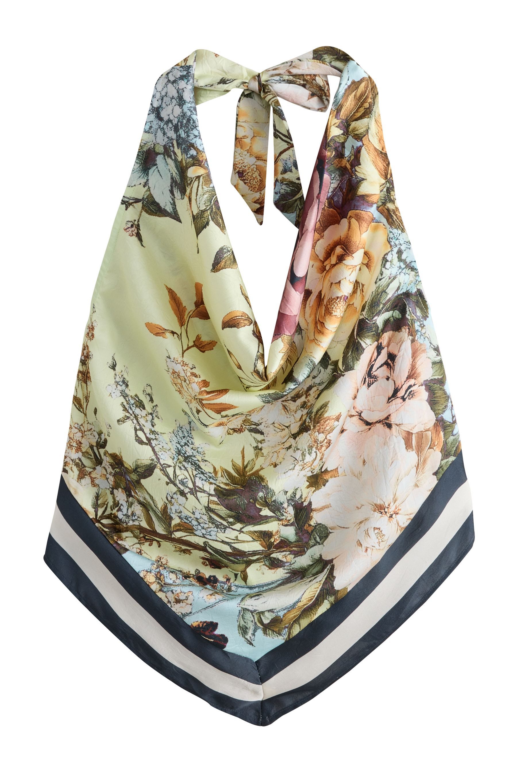 Next Neckholdertop Neckholder-Oberteil mit Wasserfallausschnitt (1-tlg)