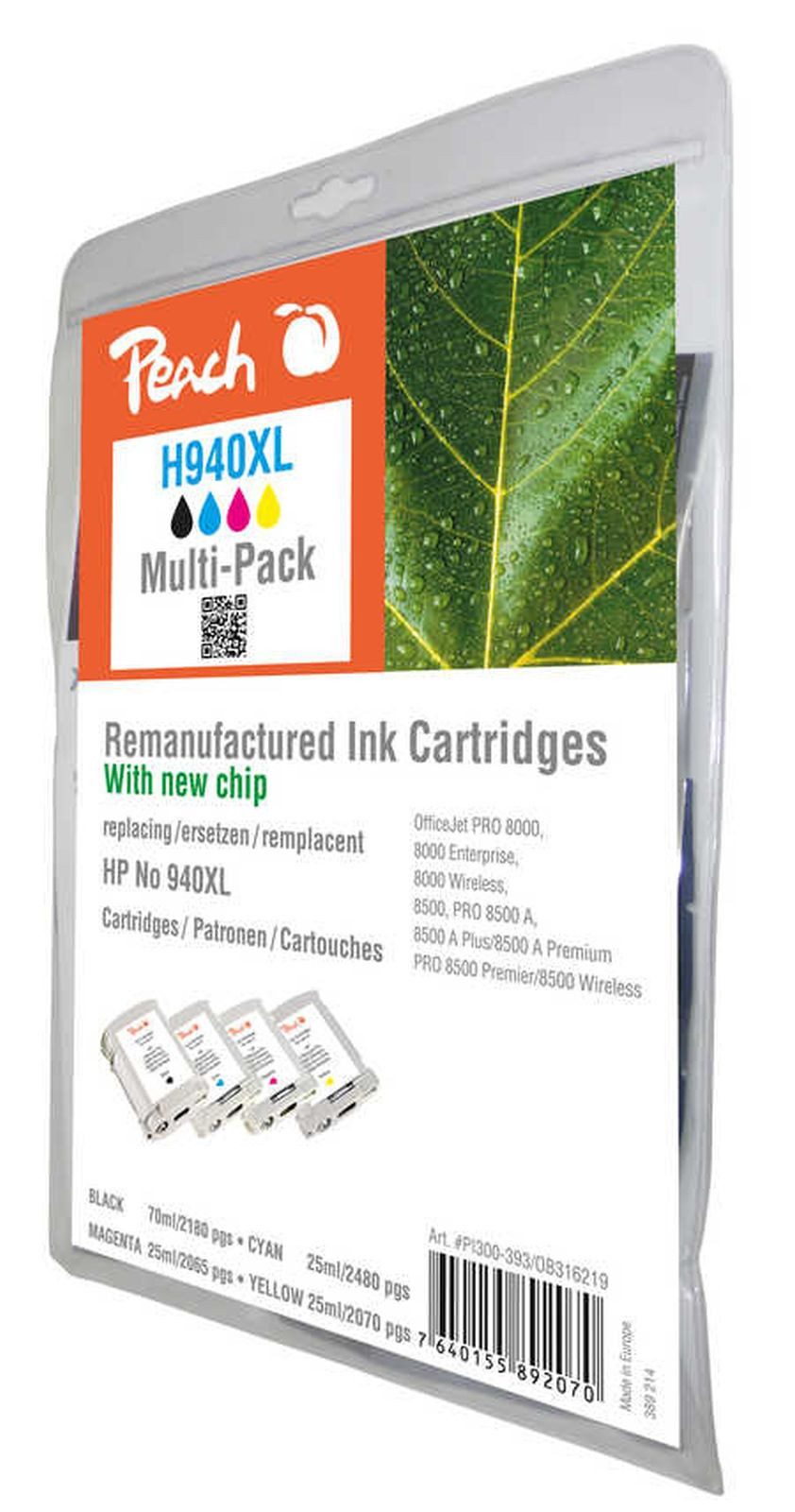 Peach Tonerpatrone Peach Patrone HP No.940 XL MultiPack remanufactured