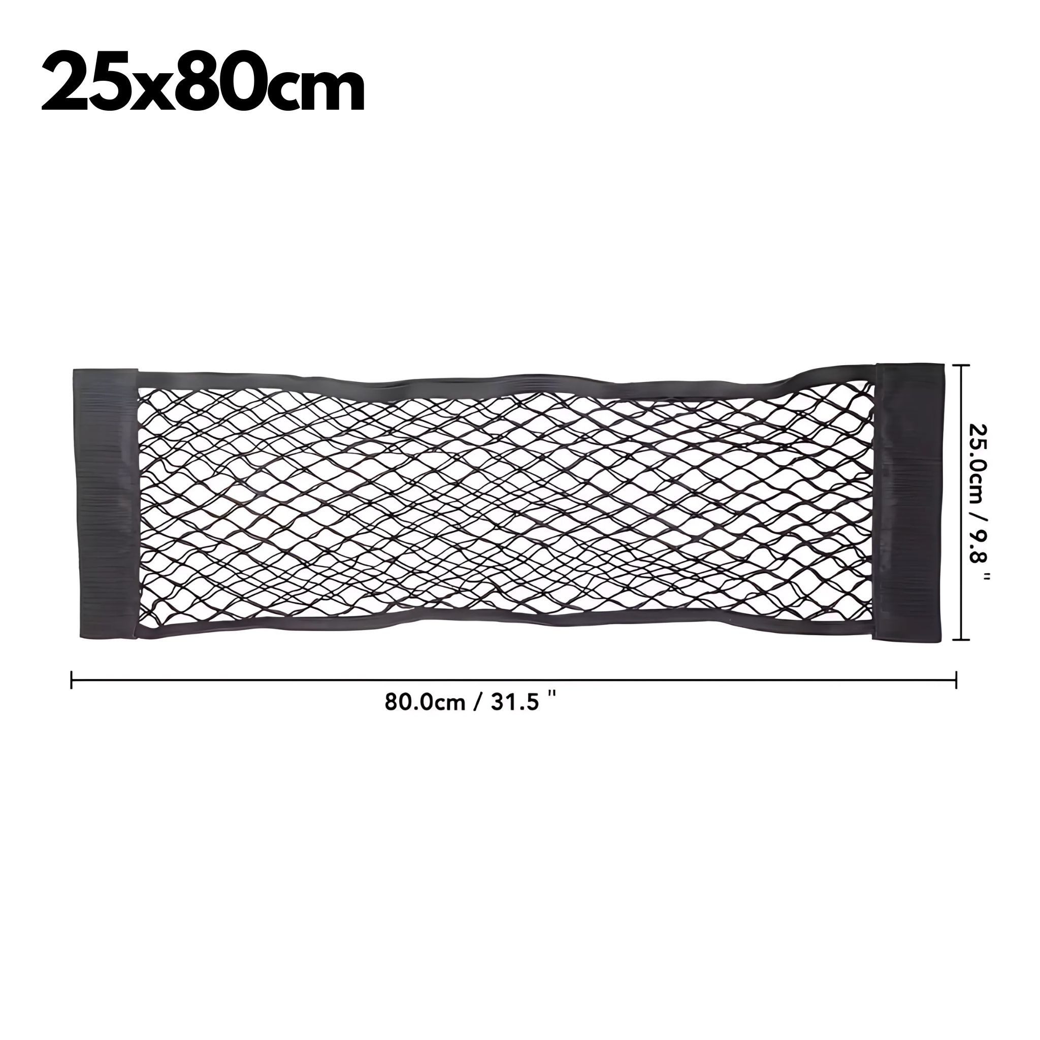 HS.SUPPLY Organizer Auto Netz, Ablagenetz, selbsthaftendes Mesh Netz, Auto Gepäcknetz (Komplettset, 1-tlg), Sichert zuverlässig Ihre Gegenstände, Sich anpassendes Mesh-Netz