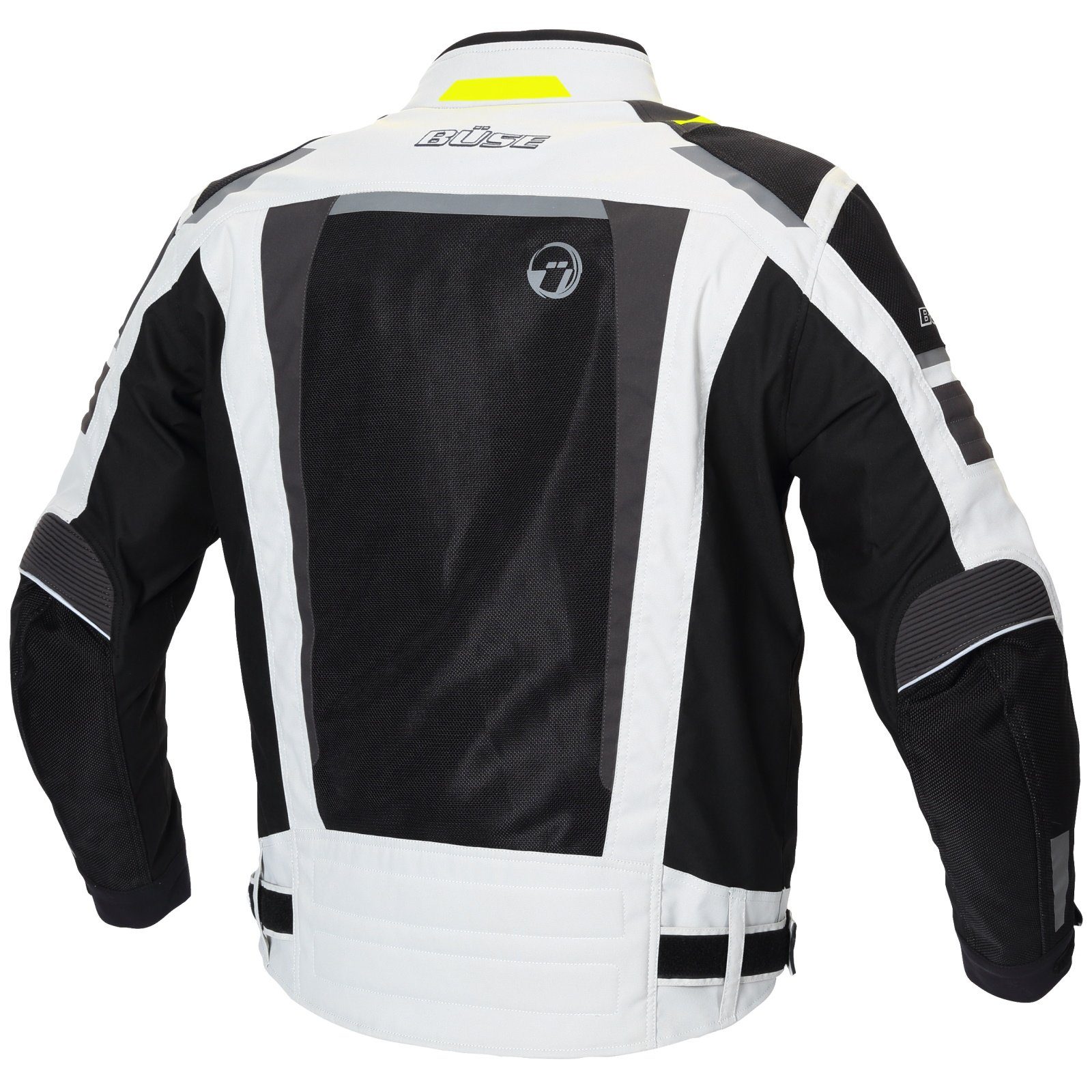 Motorradjacke Büse Herren Livorno hellgrau Meshjacke Büse