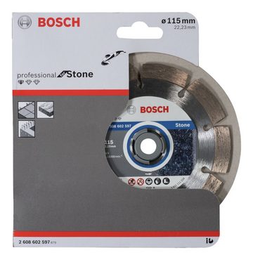 BOSCH Trennscheibe, Ø 115 mm, Standard for Stone Diamanttrennscheibe - 115 x 22,23 x 1,6 x 10 mm