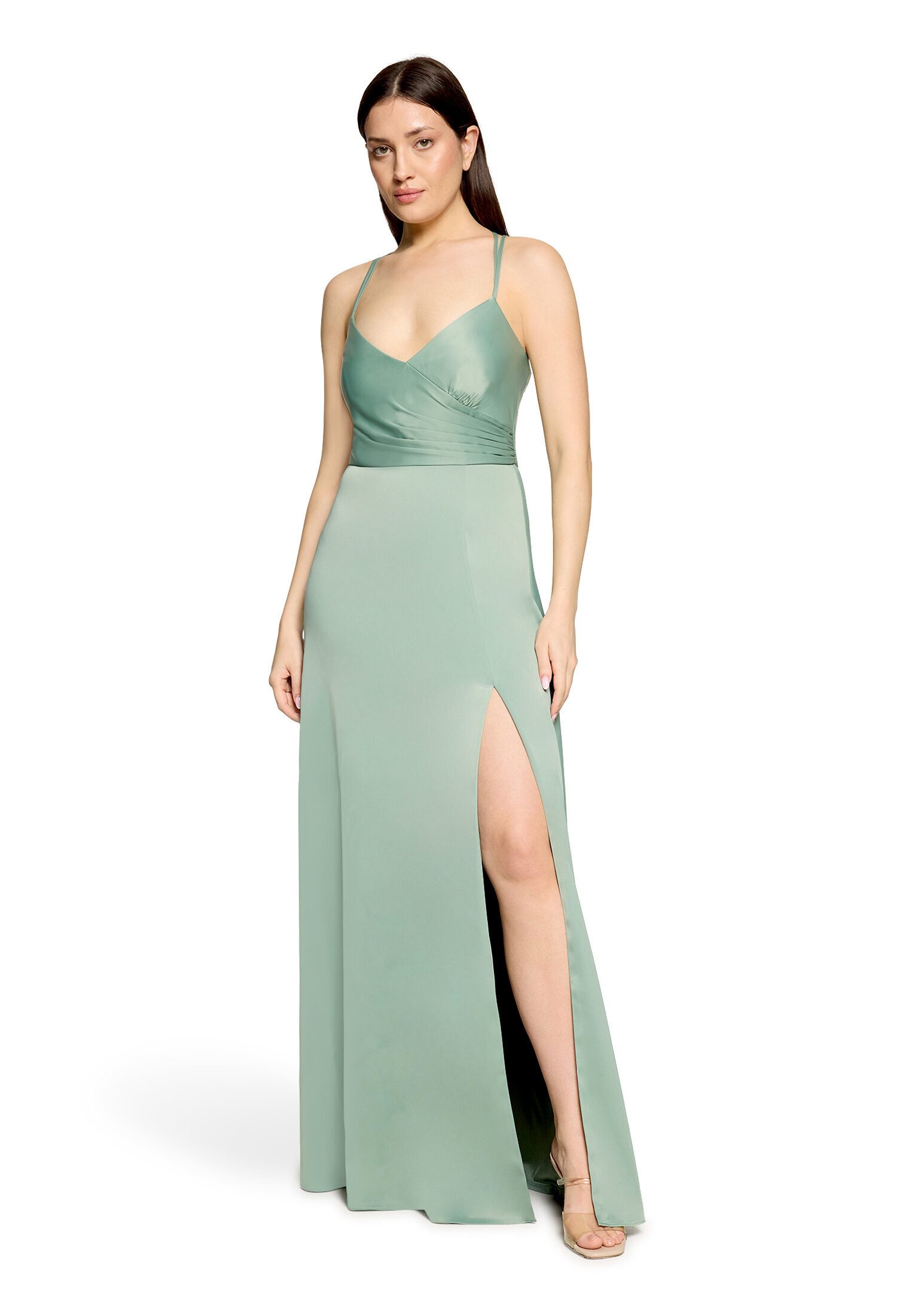 Vera Mont Abendkleid Damen mit V-Ausschnitt